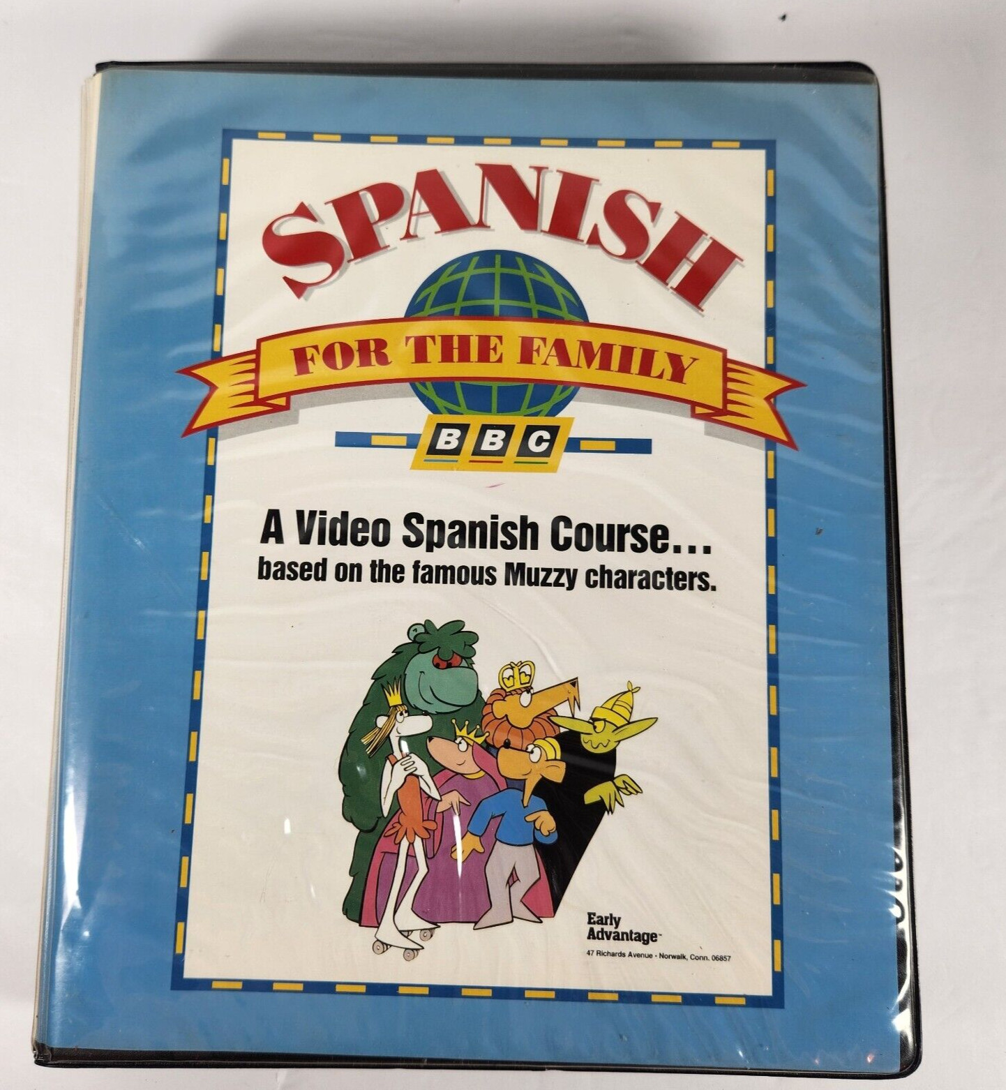 Spanish Language Course BBC Muzzy Early Advantage Children VHS Videos Cassette