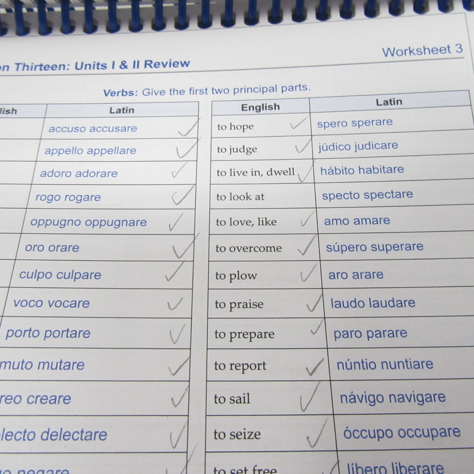 Memoria Press First Form Latin Second Edition Student Workbook Tests Teacher Key