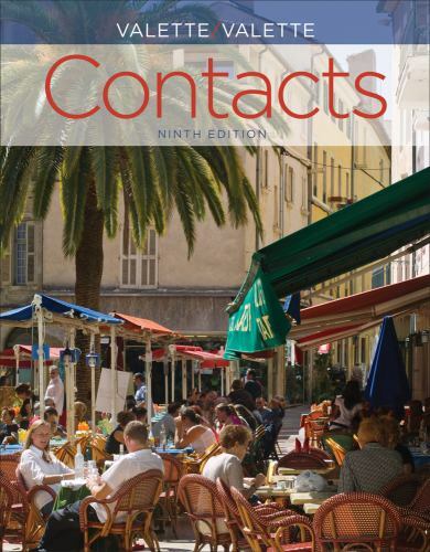 Contacts 9th Edition French Textbook • Valette & Valette • Hardcover • Good