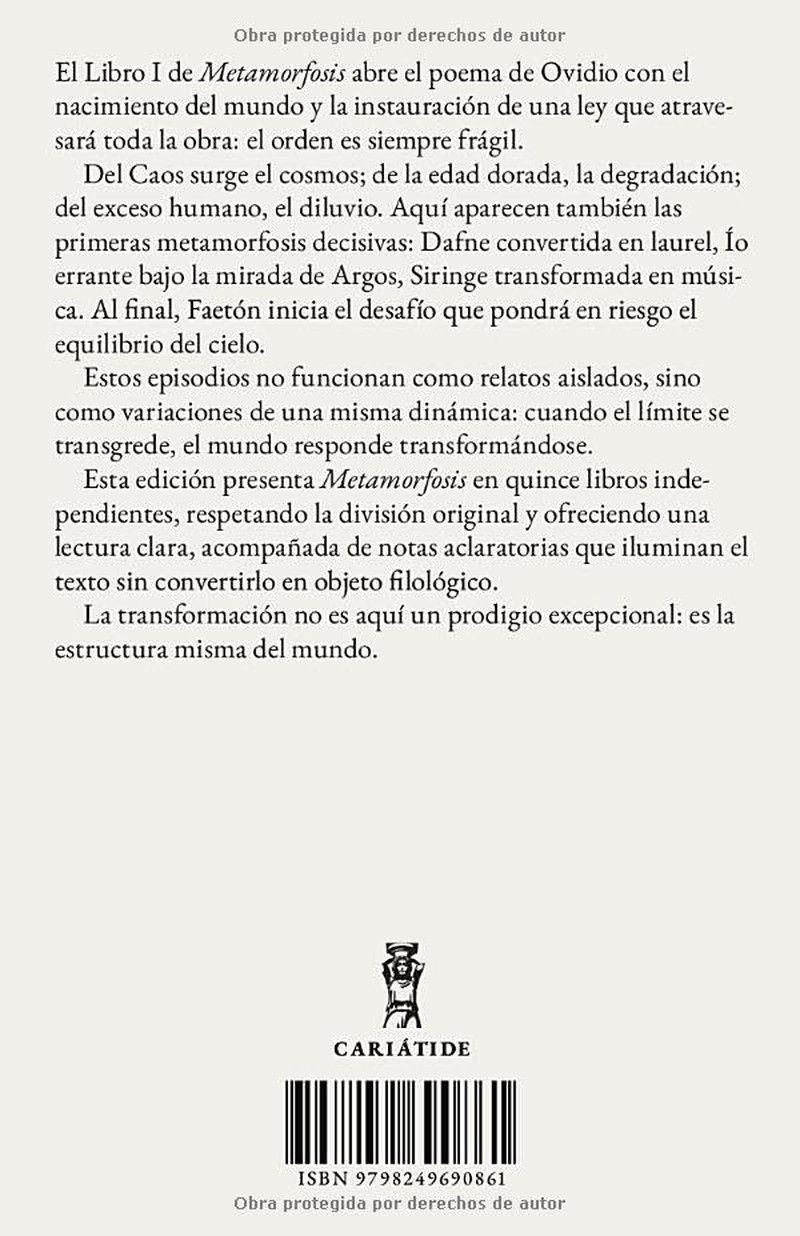 Metamorfosis: Libro I: El mundo en transformación (Spanish Edition)