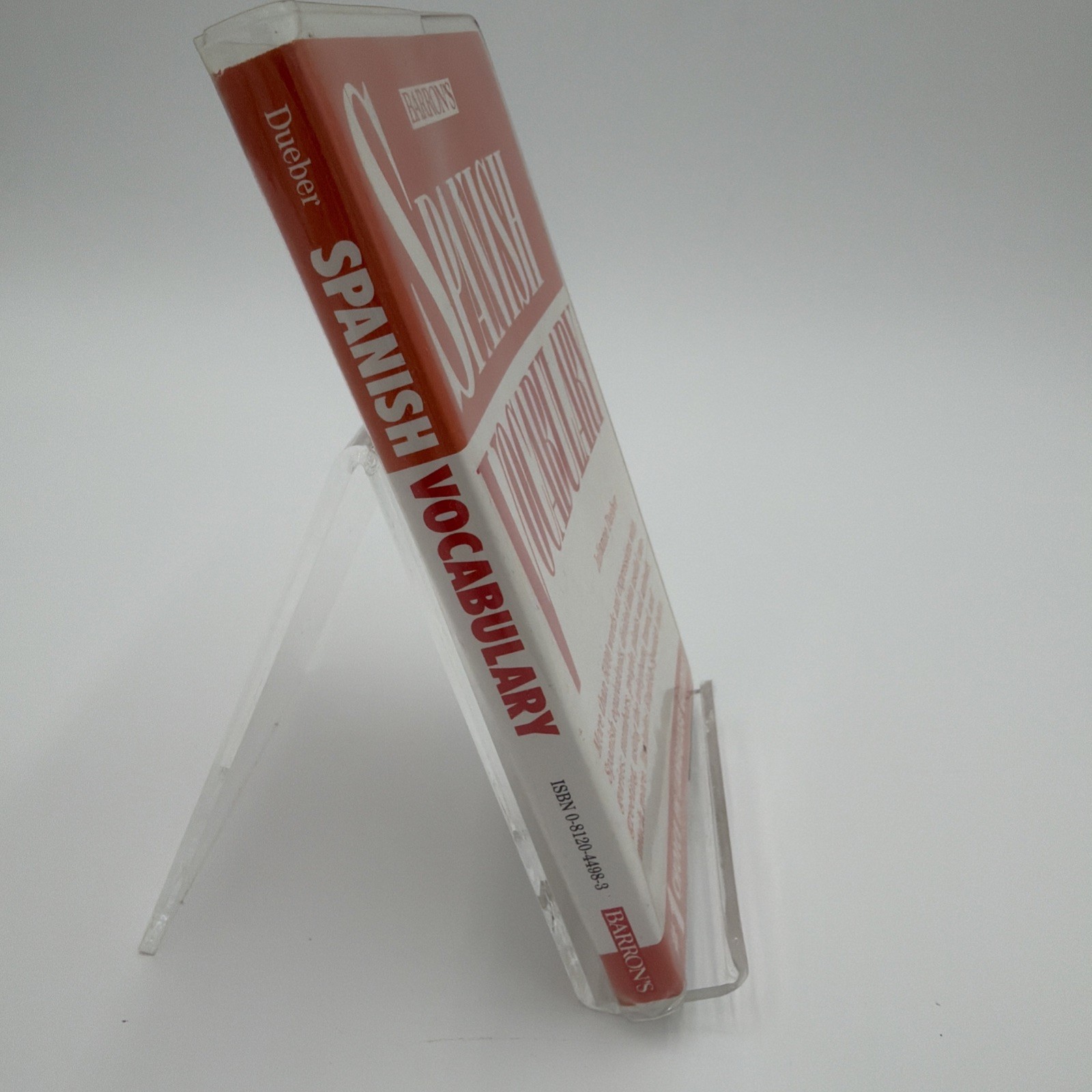 Spanish Vocabulary by Julianne Dueber (1990, Trade Paperback)