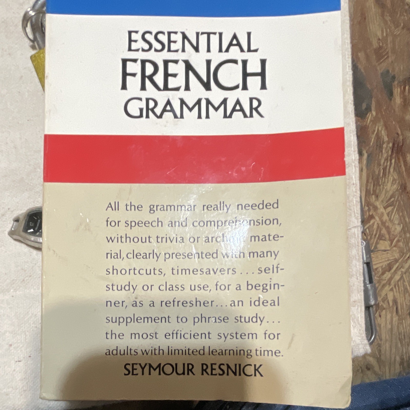 Essential French Grammar – Seymour Resnick Paperback 145 Pages French Study