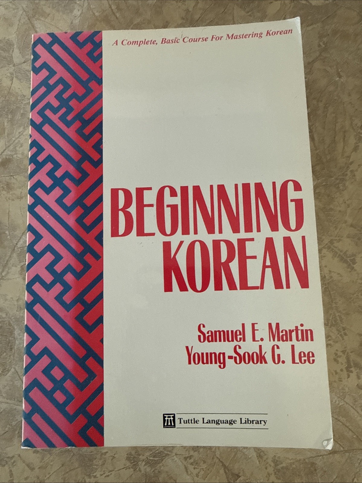Beginning Korean Samuel E. Martin Young-Sook Lee Tuttle 1st Ed 1993 Print