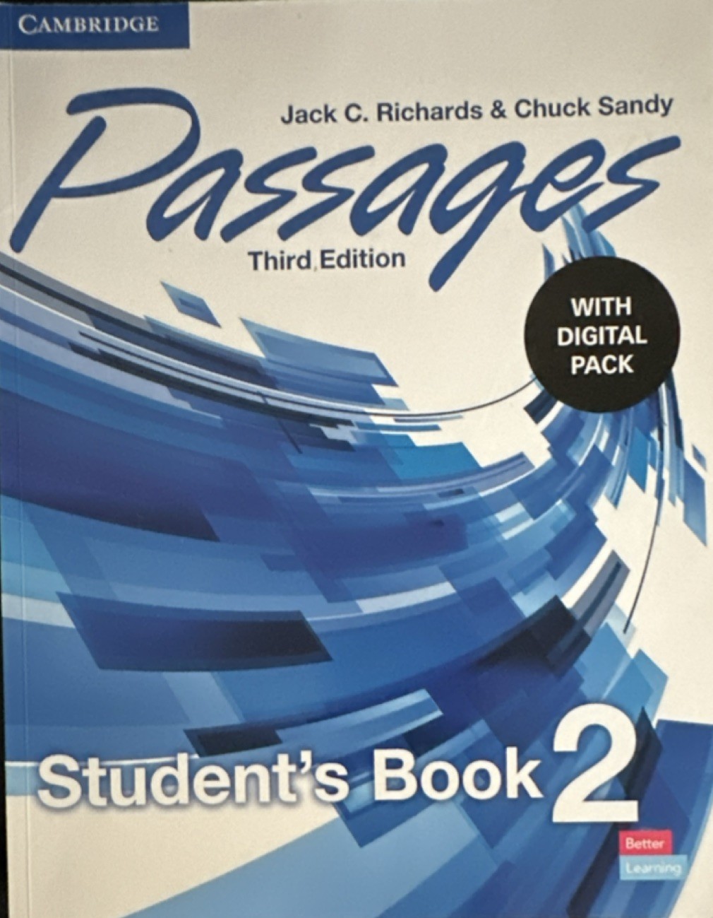 Cambridge Passages Level 2 Third Ed w/ Digital Pack, Richards, Sandy