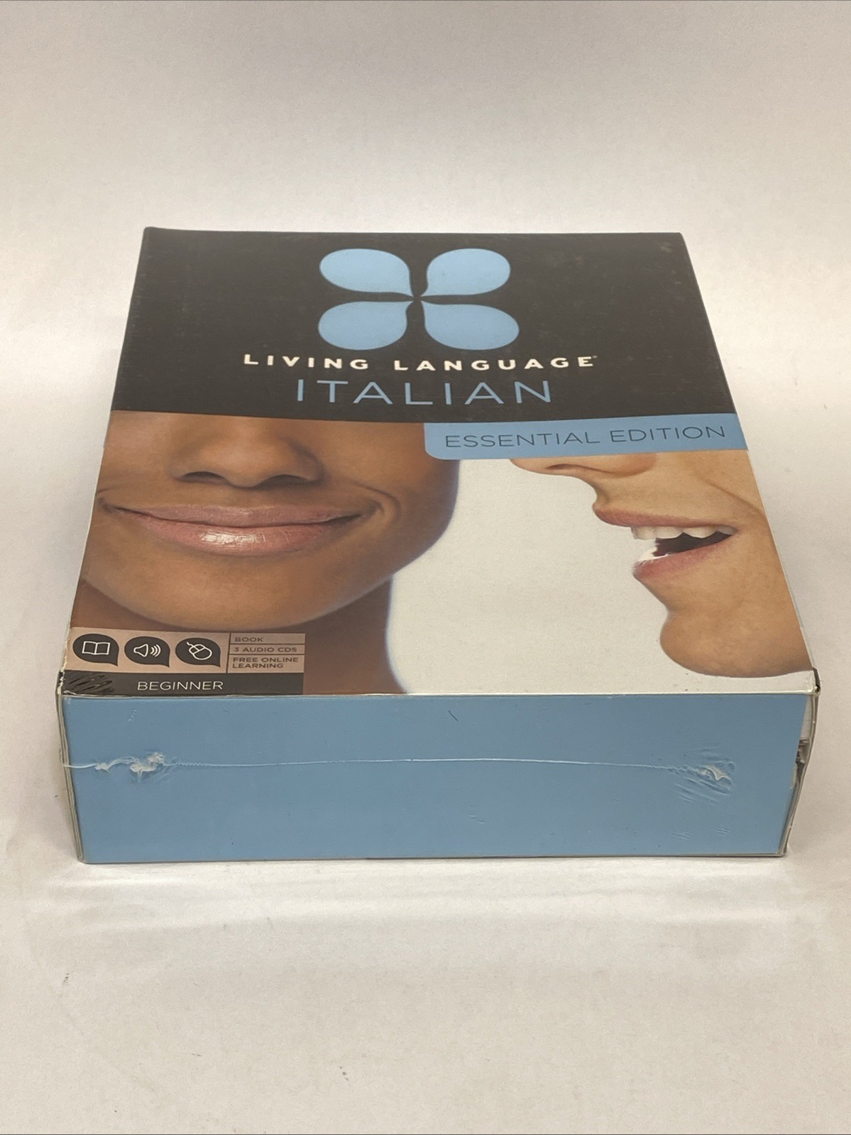 New!! Living Language ITALIAN Essential Edition Beginner – 3 Audio CDs & Book