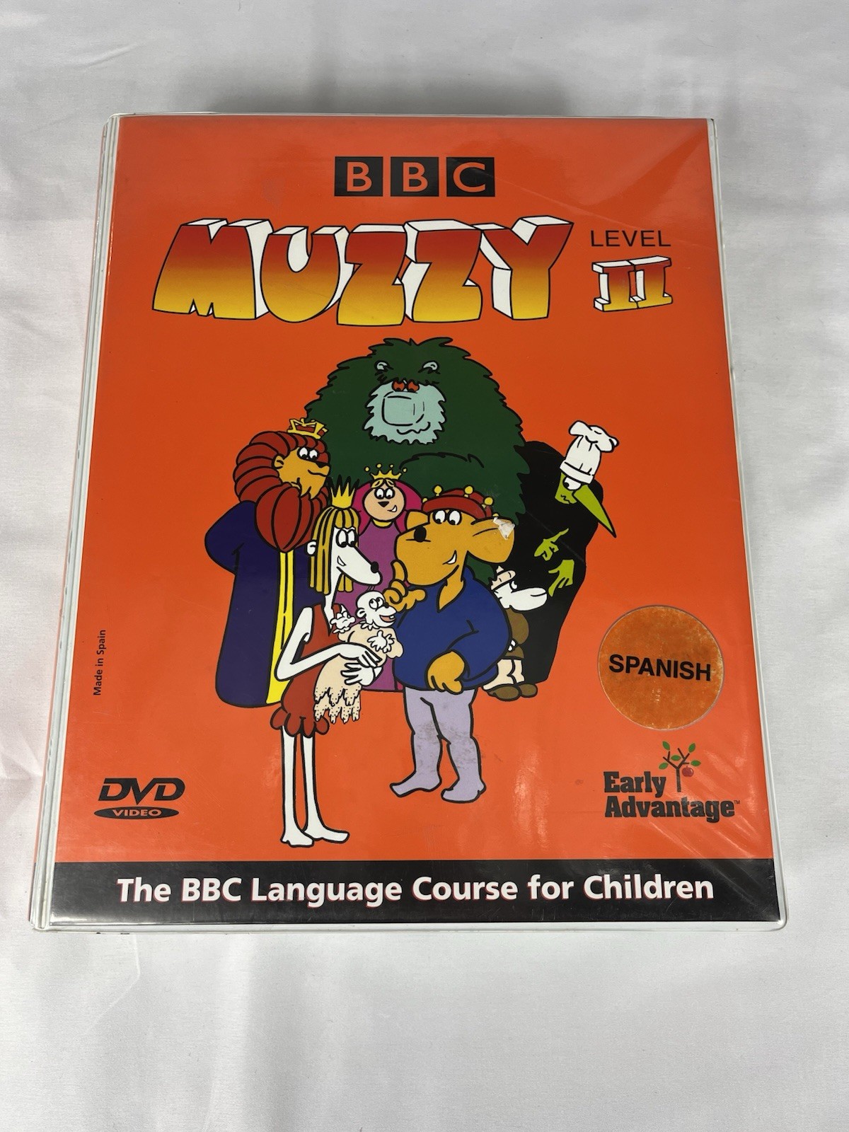 BBC Muzzy Language Course Spanish Level II DVD Video CD Audio Children Teach
