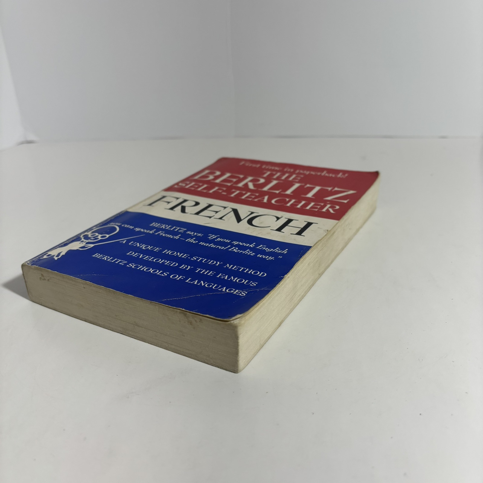 The Berlitz Self-Teacher-French, 1987, 1st TPB Edition. Home Language Study. A9