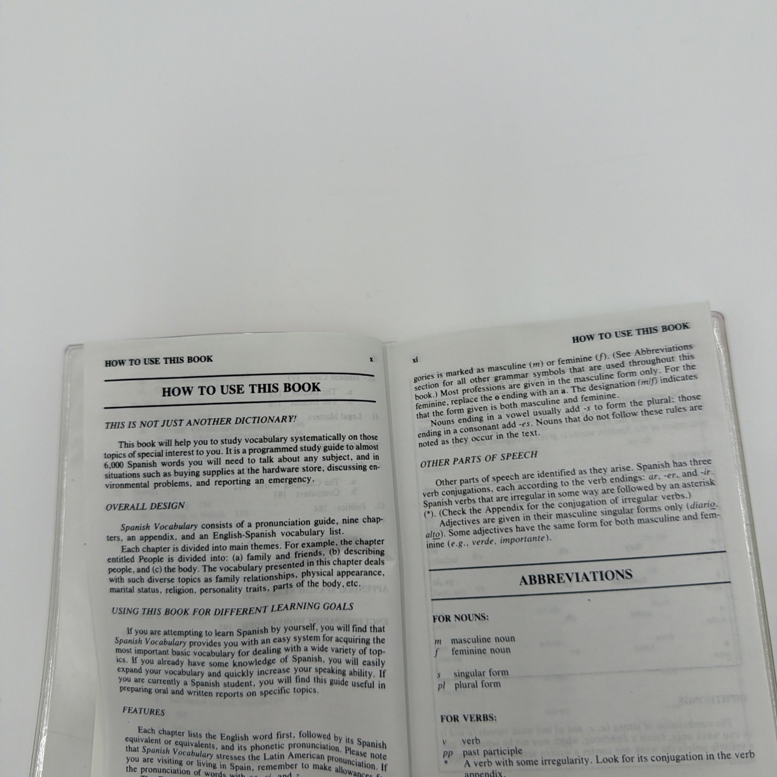 Spanish Vocabulary by Julianne Dueber (1990, Trade Paperback)