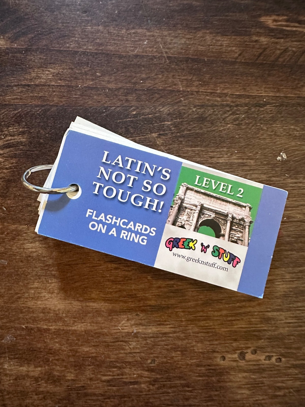 Latin’s Not So Tough, Level 2 Bundle, Wkbk, Quiz booklet, Ans Key, & Flashcards
