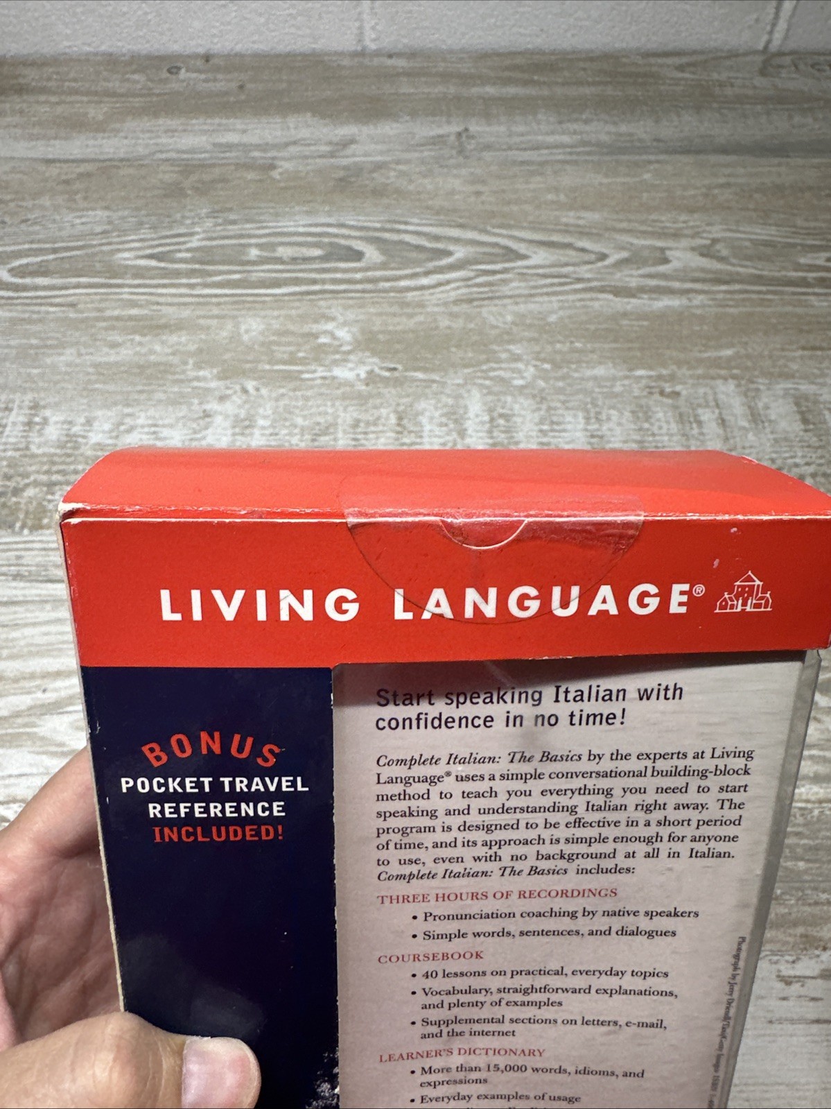 New Complete The Basics Italian The Living Language Learning Set New In Box
