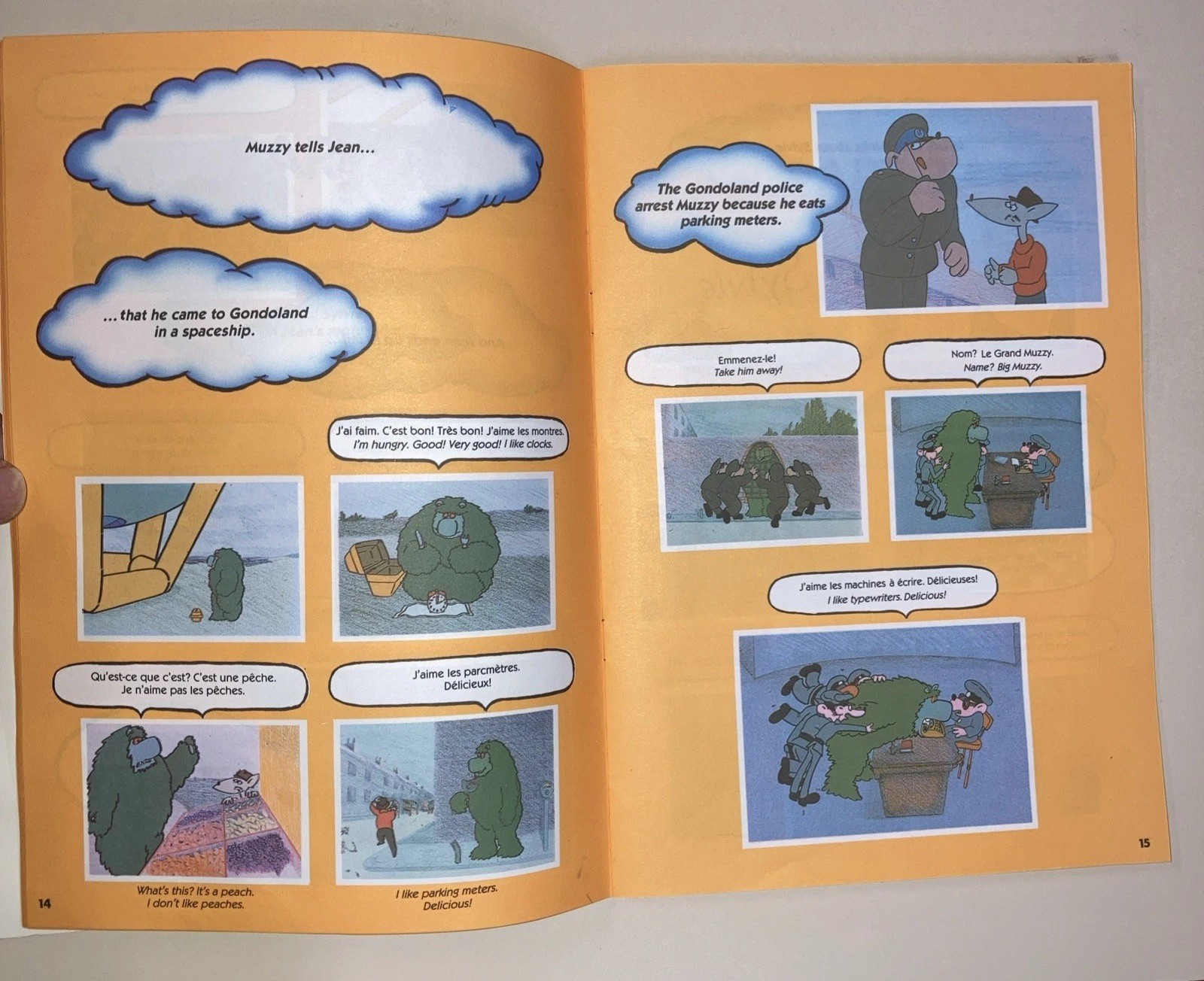 Muzzy BBC Language Course for Children French 1 &2 VHS & Cassette 1989 Good