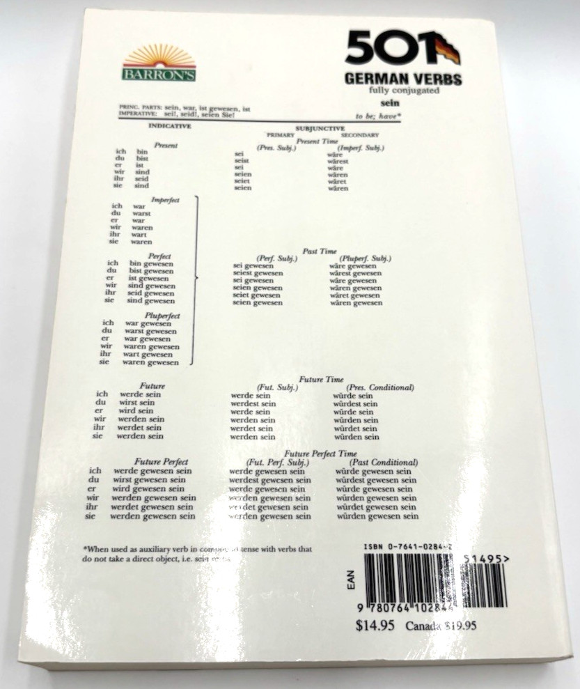 Pimsleur German 10 Days Barnes Noble Audio CD 501 German Verbs PB 3rd Edition