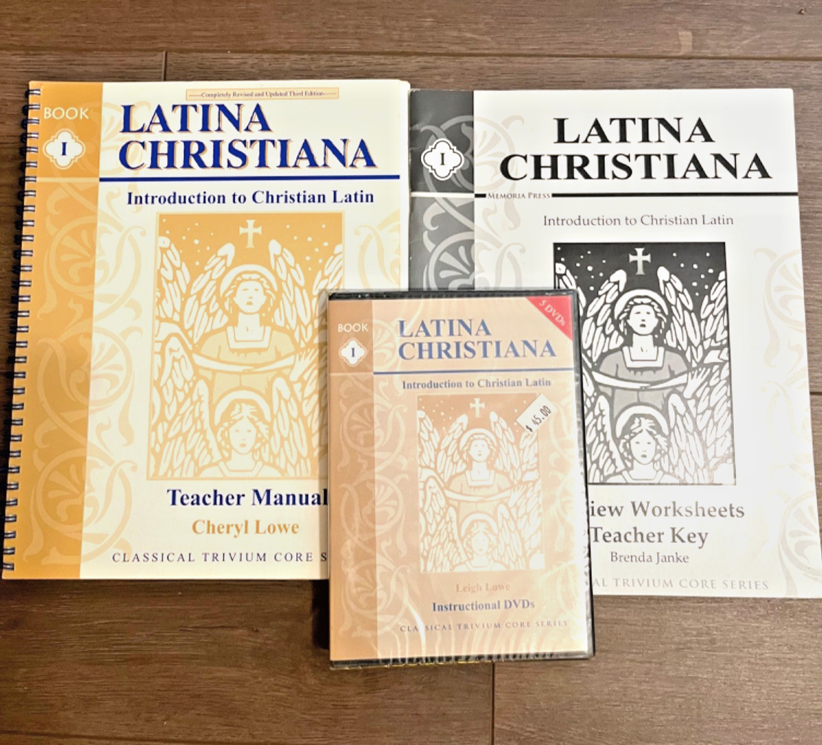 Memoria Press Latina Christiana, 4th Edition Set 5 Dvd , Teacher Manual + Key