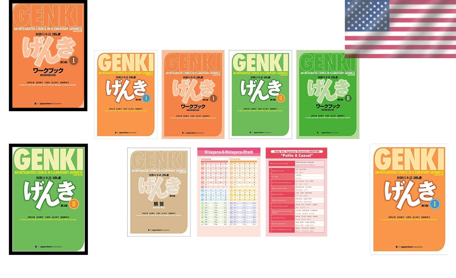 Genki Textbook and Workbook Third Edition Pack