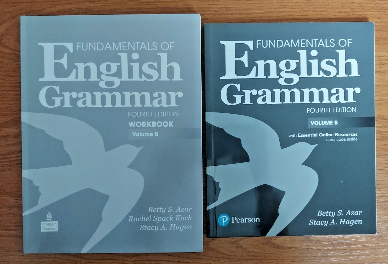 2 Books Fundamentals of English Grammar Volume B with Online Resources, Workbook