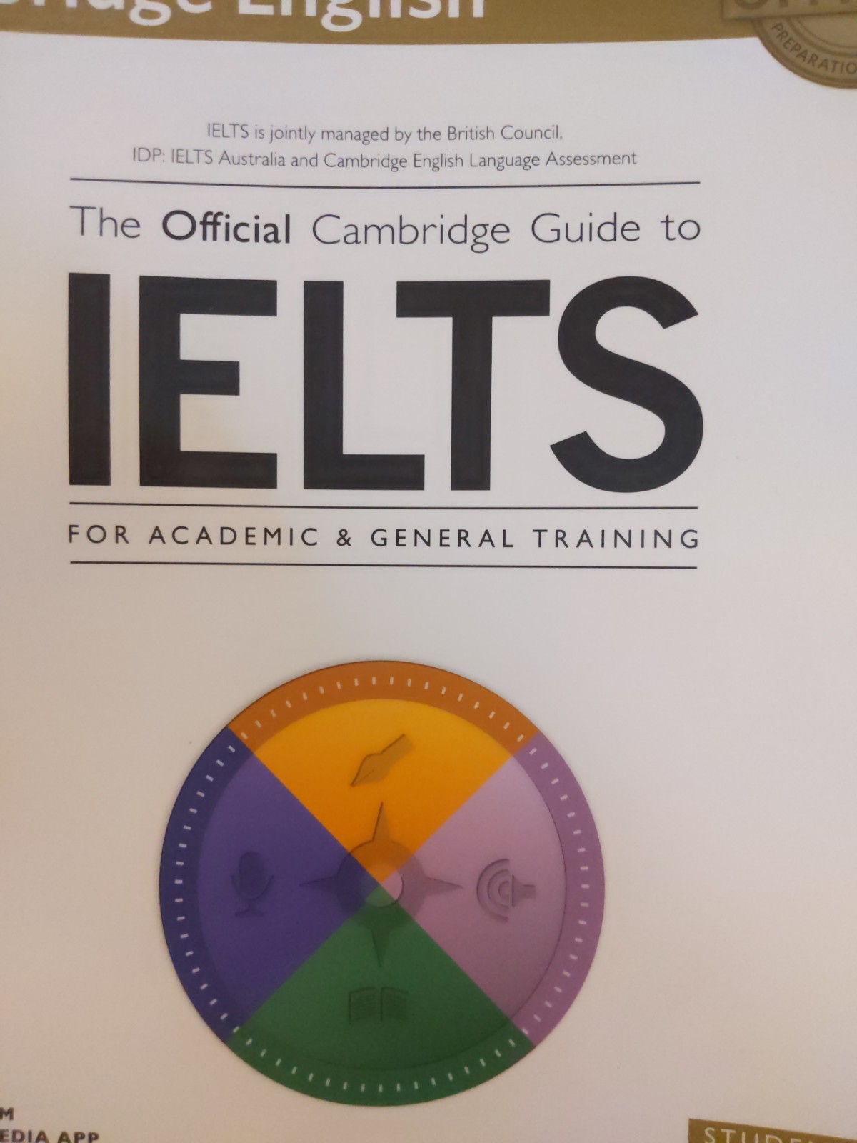 *part Filled* *No Dvd* The Official Cambridge Guide to IELTS Student Book