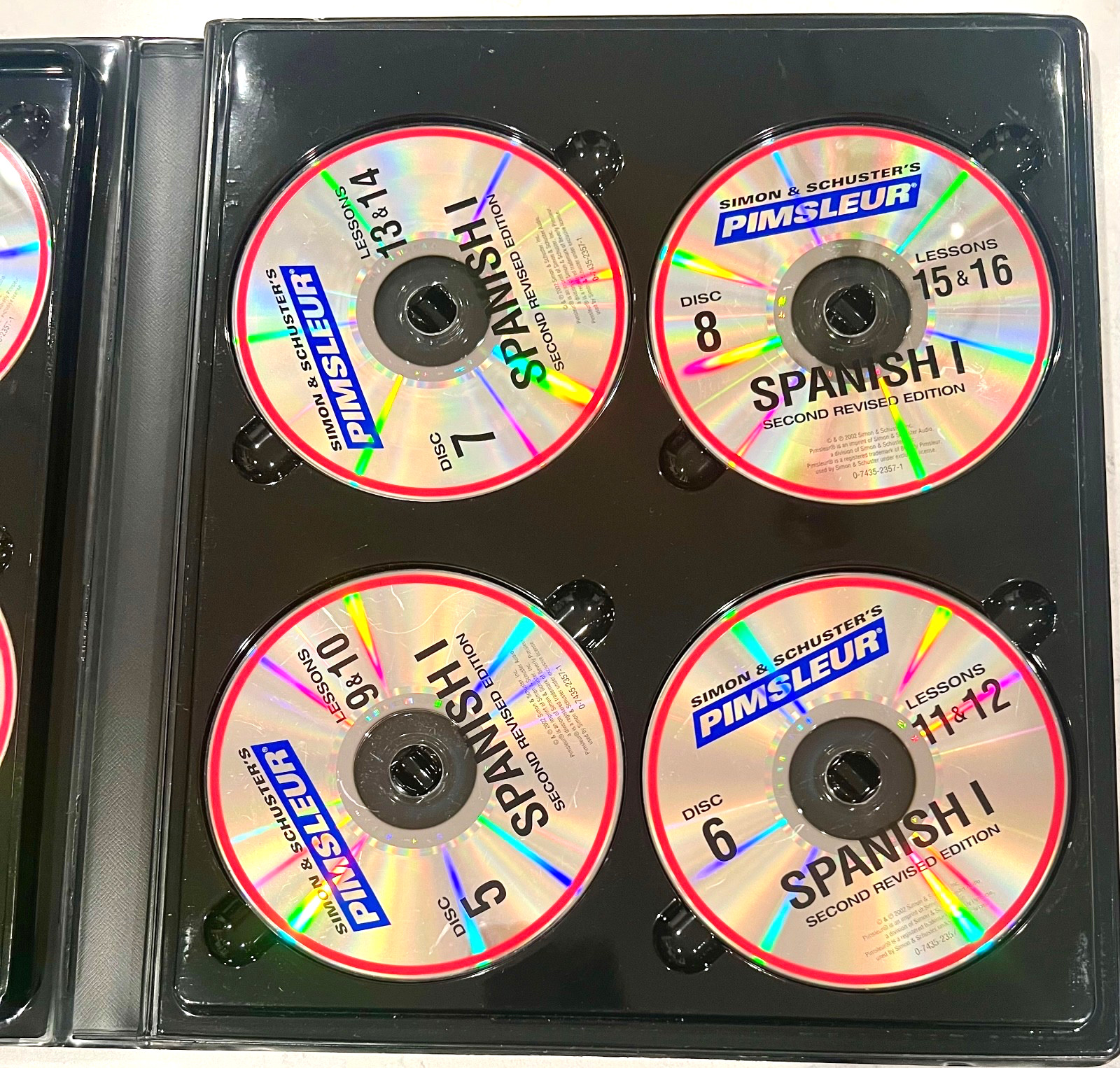Simon Schuster’s Pimsleur Spanish I Second Revised Edition 16 CD Set 30 Lessons