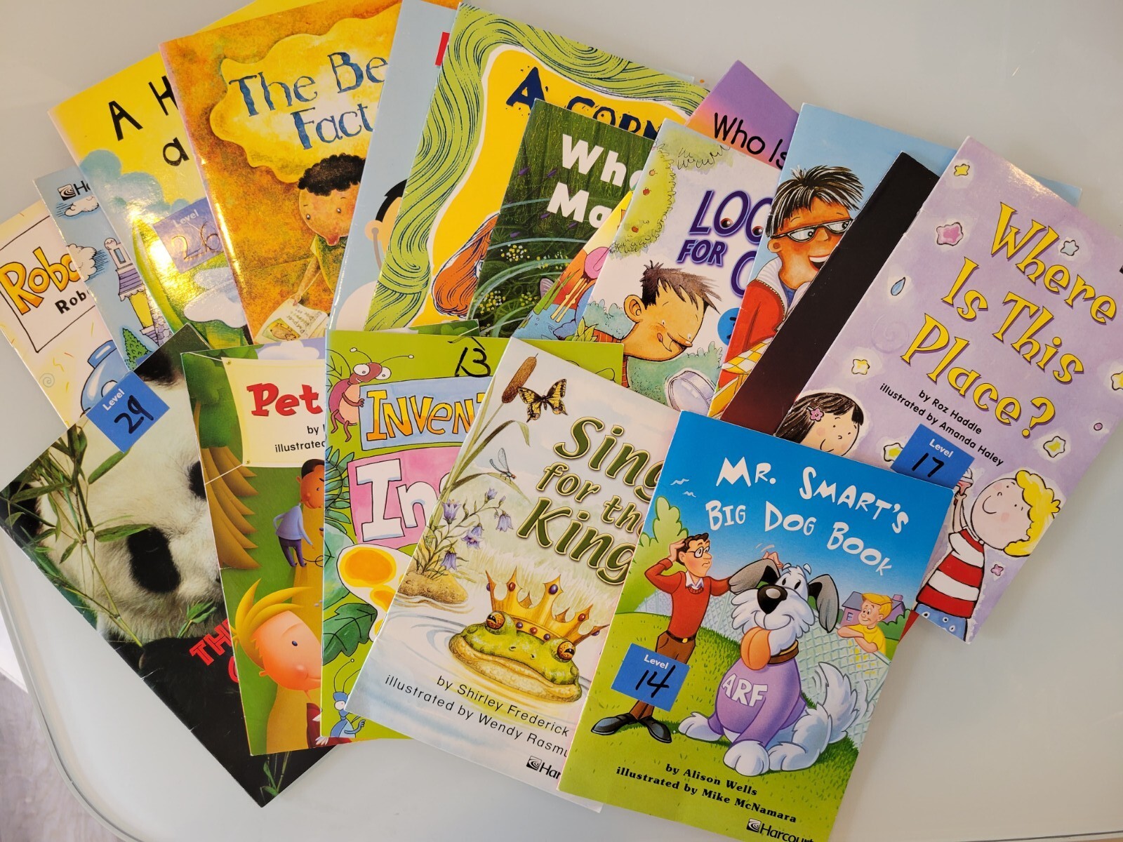 Harcourt Reading Level Fluent Reader Books, Mixed Lot Of 17 children’s books