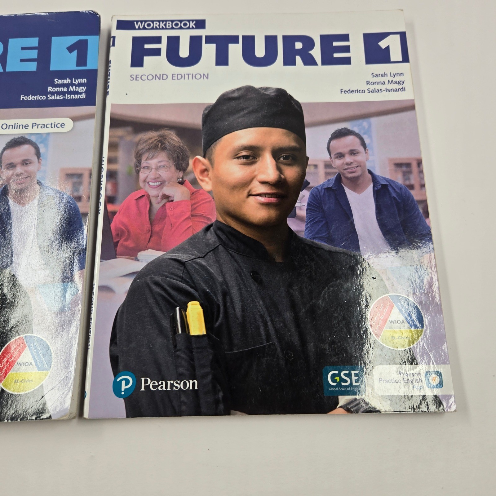 Pearson Future 1 Second Edition Student Book and Workbook ESL ELL 2 Book Set
