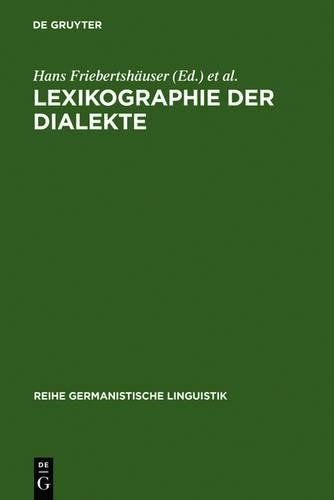 Lexikographie Der Dialekte (Hardback)