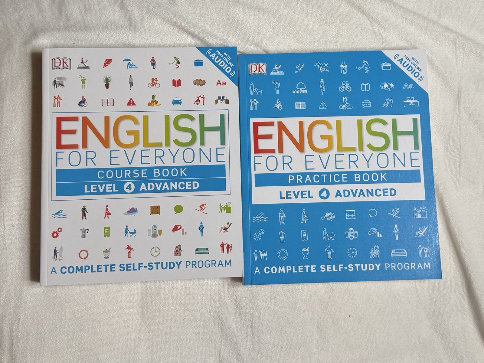 DK English for Everyone Advanced Course & Practice Book w/ Free Online Audio