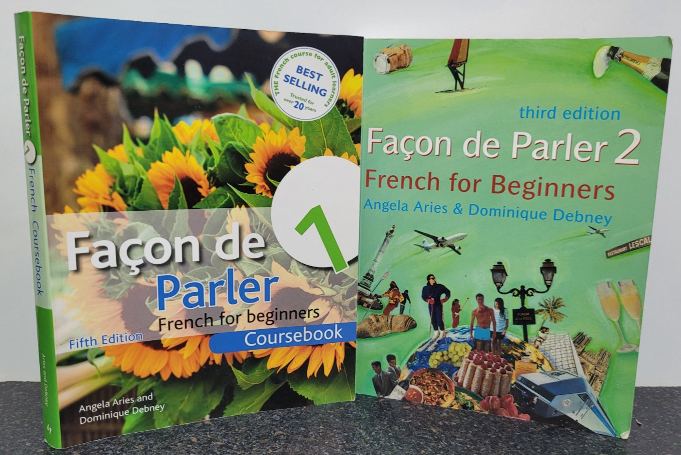 Facon de Parler – French For Beginners 1 ( 5th Ed ) & 2 ( 3rd Ed ) Coursebook