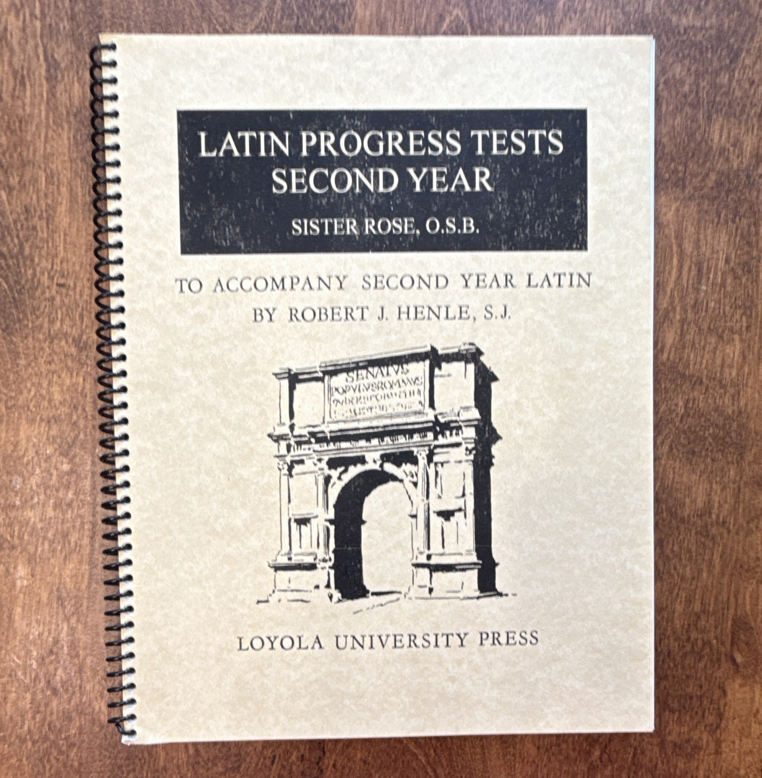 Loyola University Press Latin Progress Tests Second Year Spiral-bound Crossword