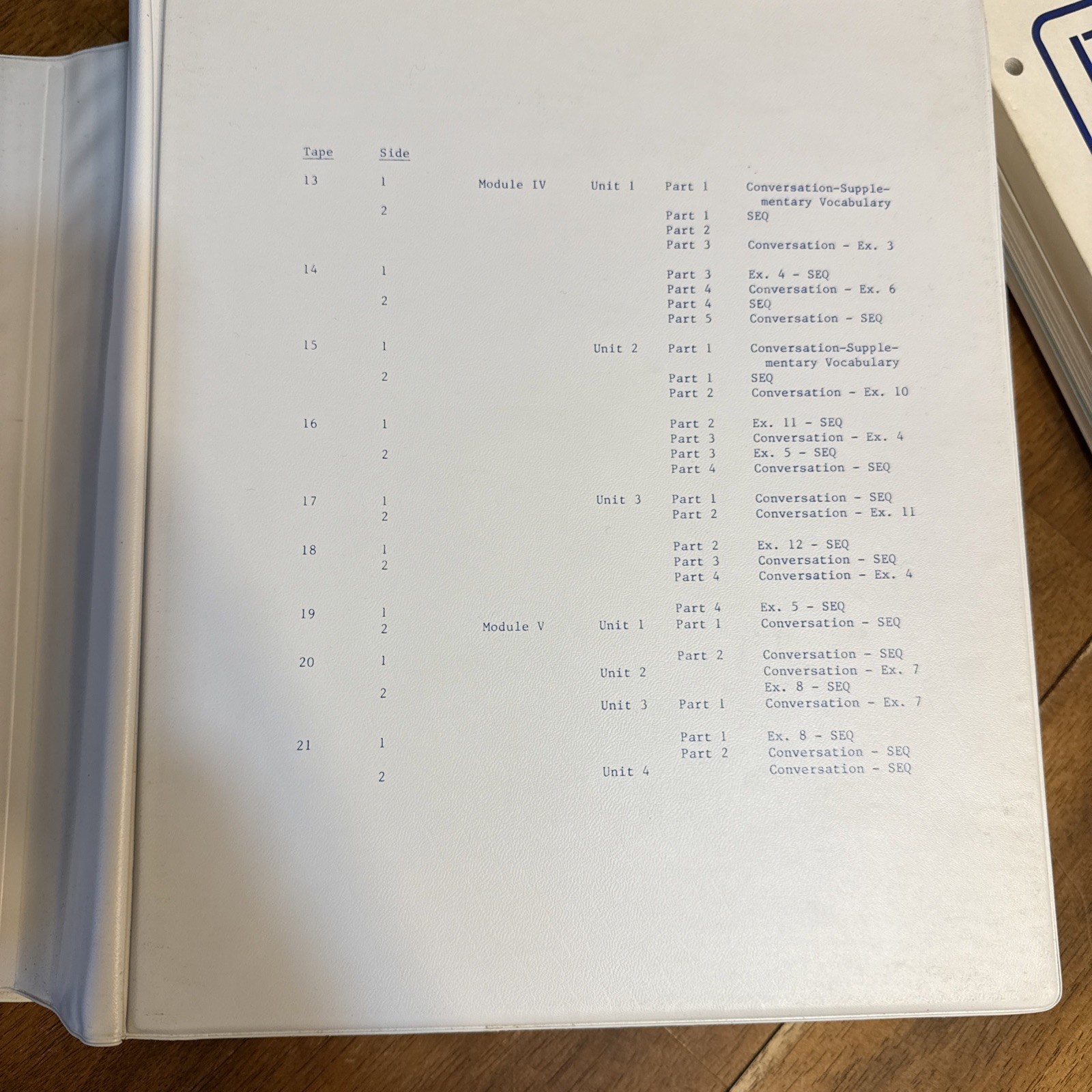 Italian Headstart Defense Language Foreign Audio Cassettes Field Test Edition
