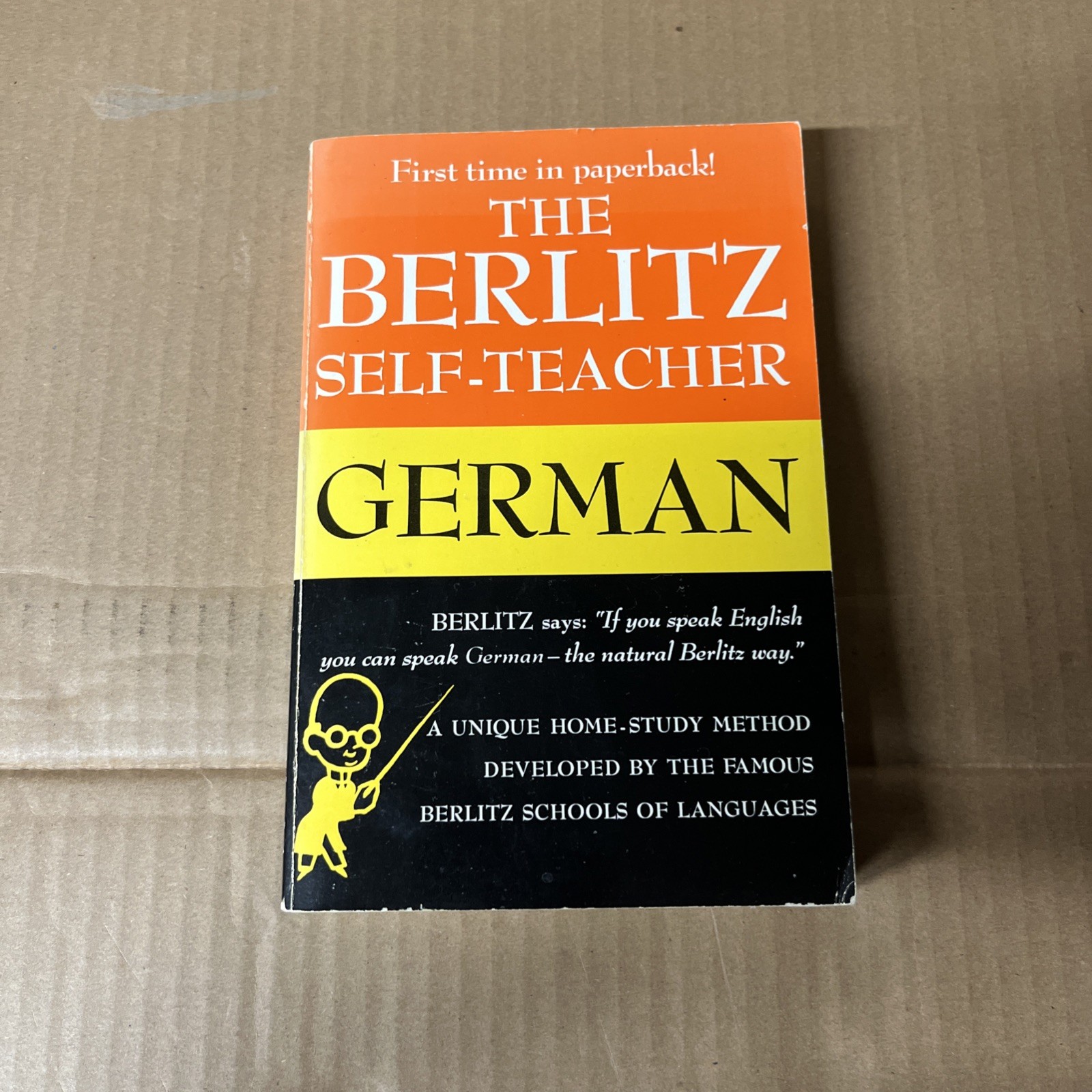 The Berlitz Self-Teacher – German: A Unique Home-Study Method – Paperback Good