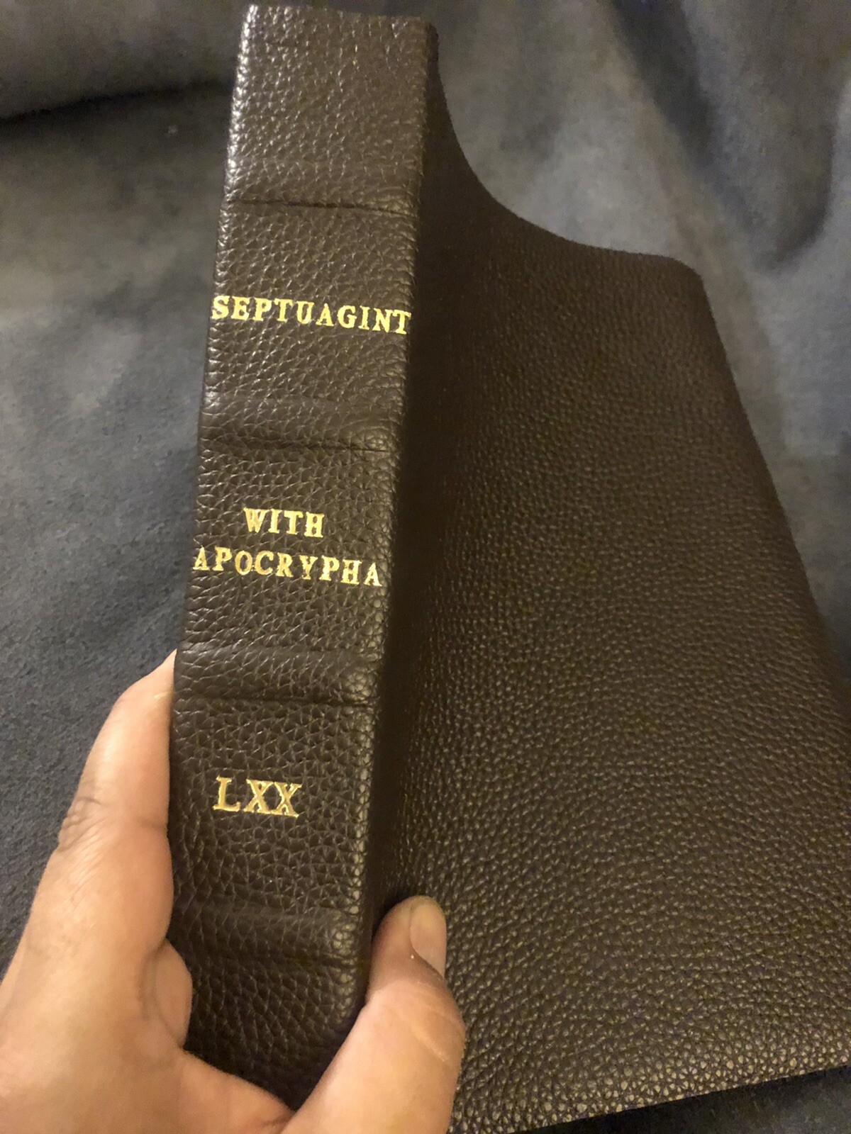 septuagint with apocrypha Genuine Leather LXX Brenton