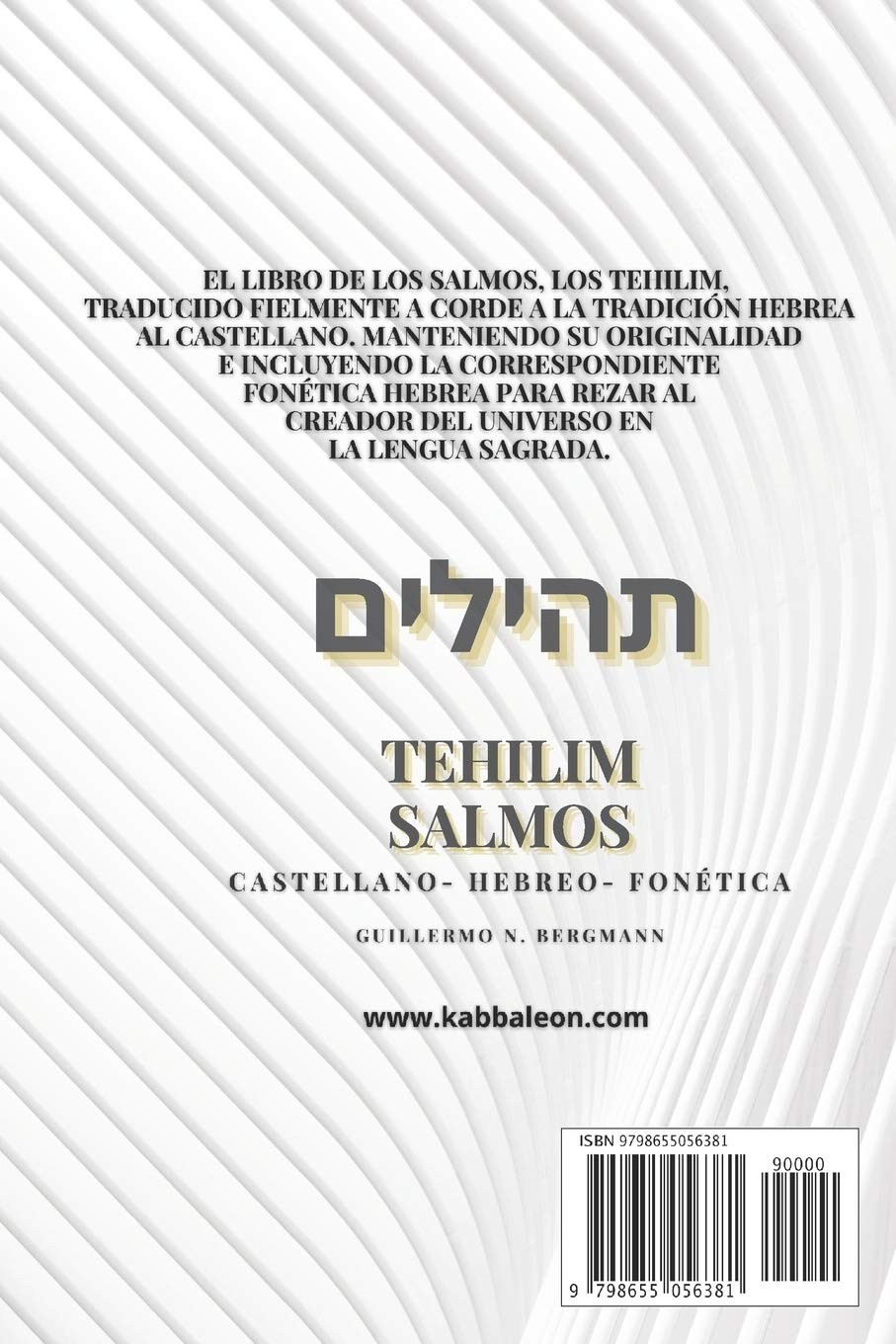 Libro De Los Salmos Hebreo Español Fonetica Libro Fisico Nuevo 150 Salmos Envio