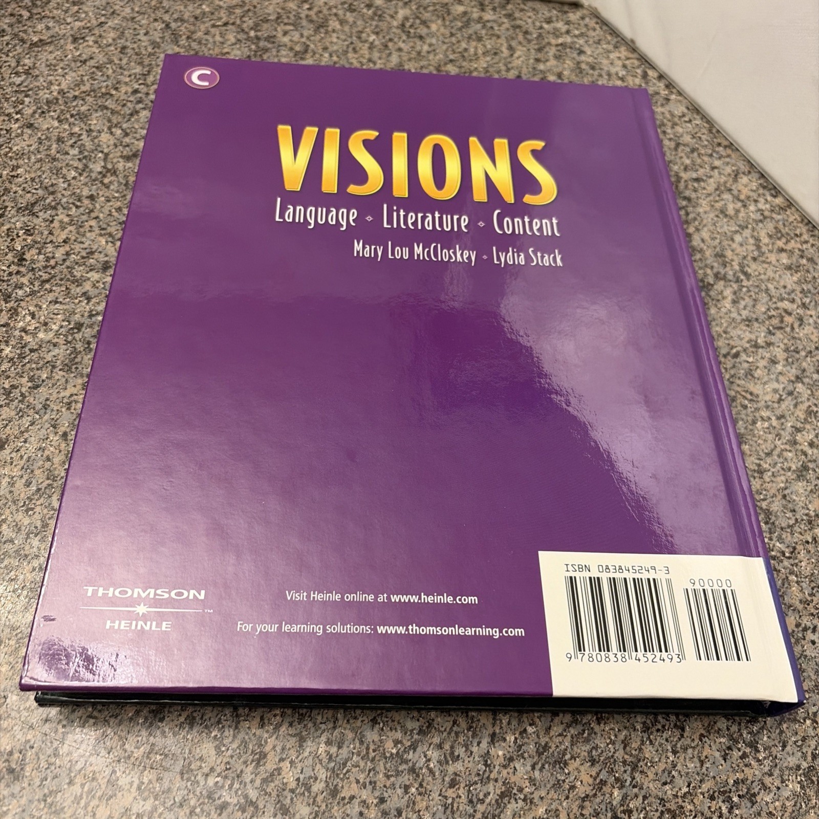 Visions C: Language, Literature, Content by McCloskey & Stack (2003, Hardback)
