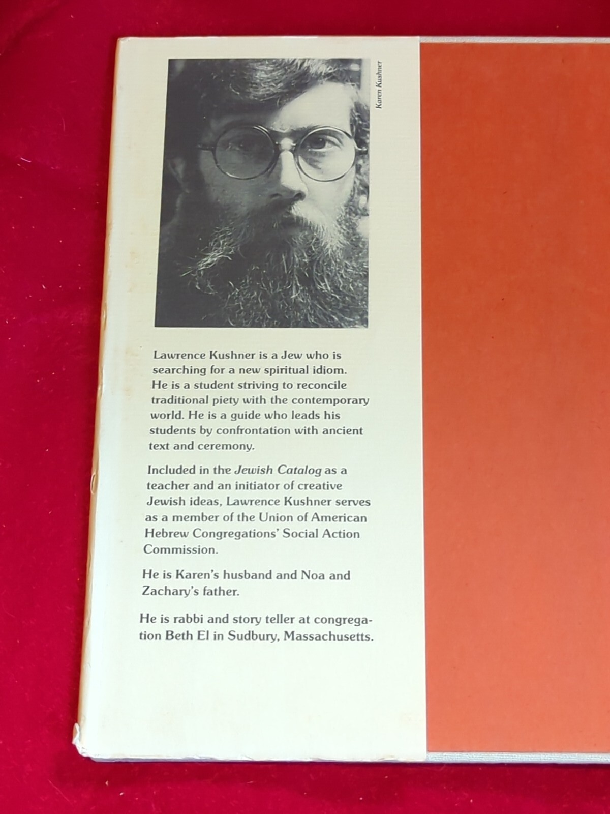 1975 First Edition THE BOOK OF LETTERS A Mystical Alef-bait Lawrence Kushner NM
