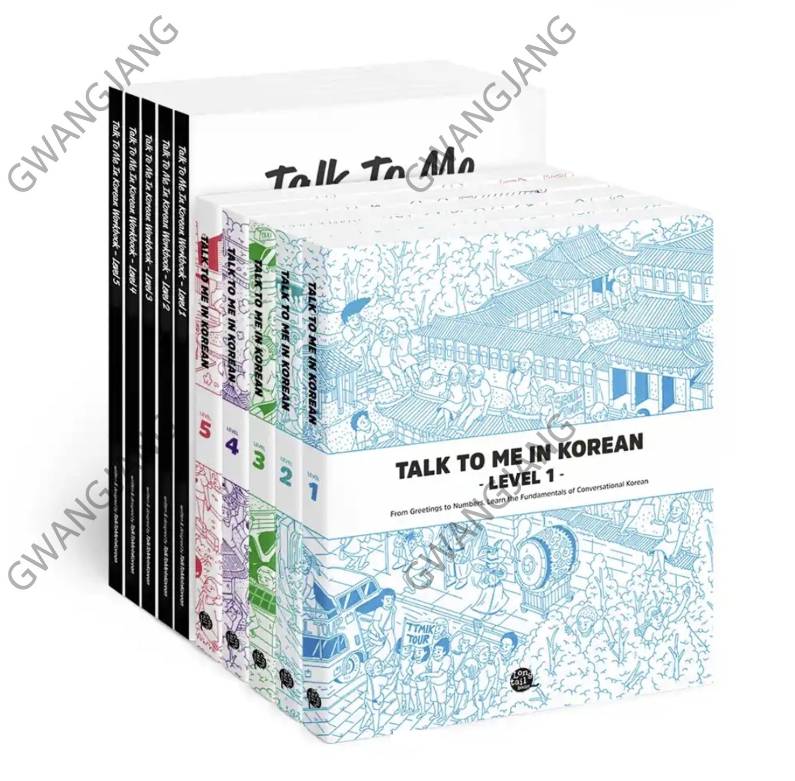 Talk To Me In Korean Levels 1 – 5 Package Textbooks + Workbooks Fun Kpop Learn