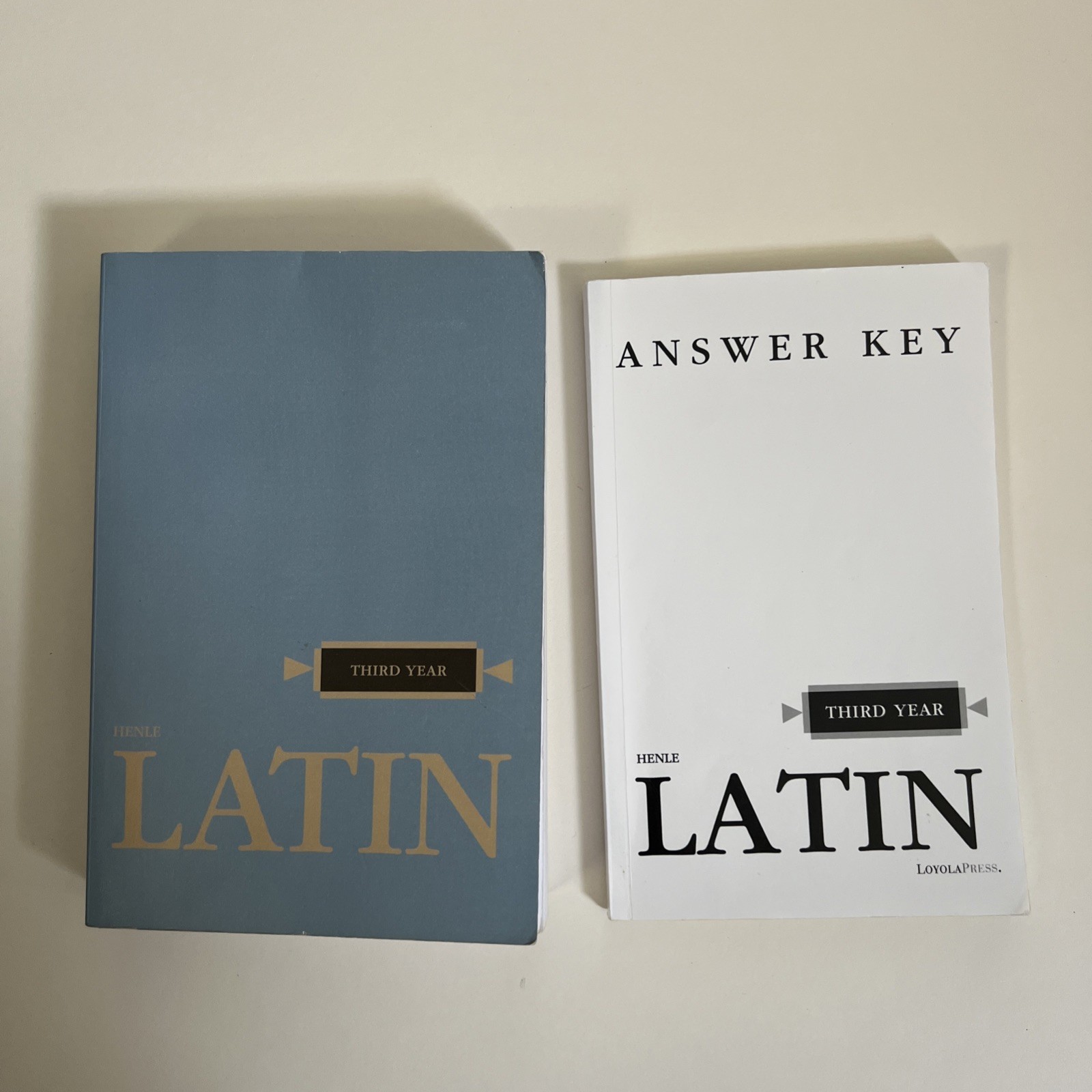 Henle Latin Ser.: Third Year Latin by Robert J. Henle W/ Answer Key Book