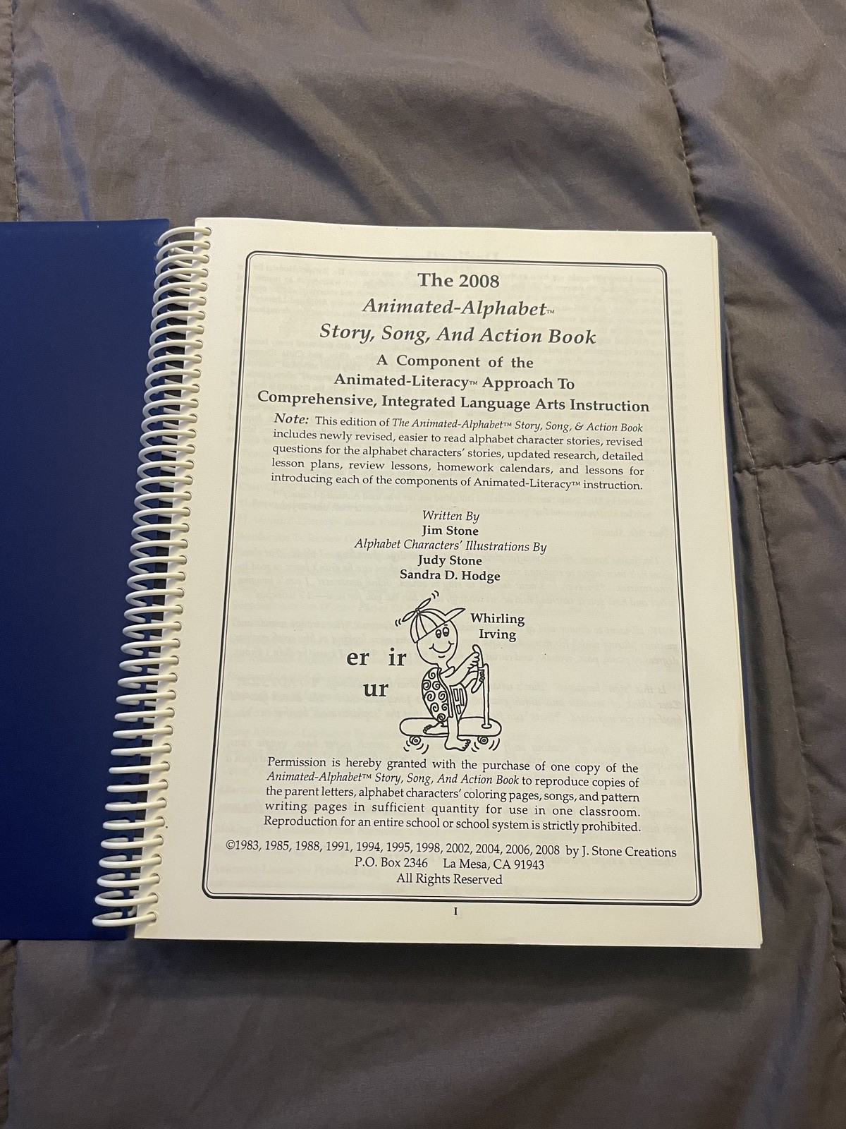 The Animated-Alphabet Story, Song, And Action Book Language Course Workbook