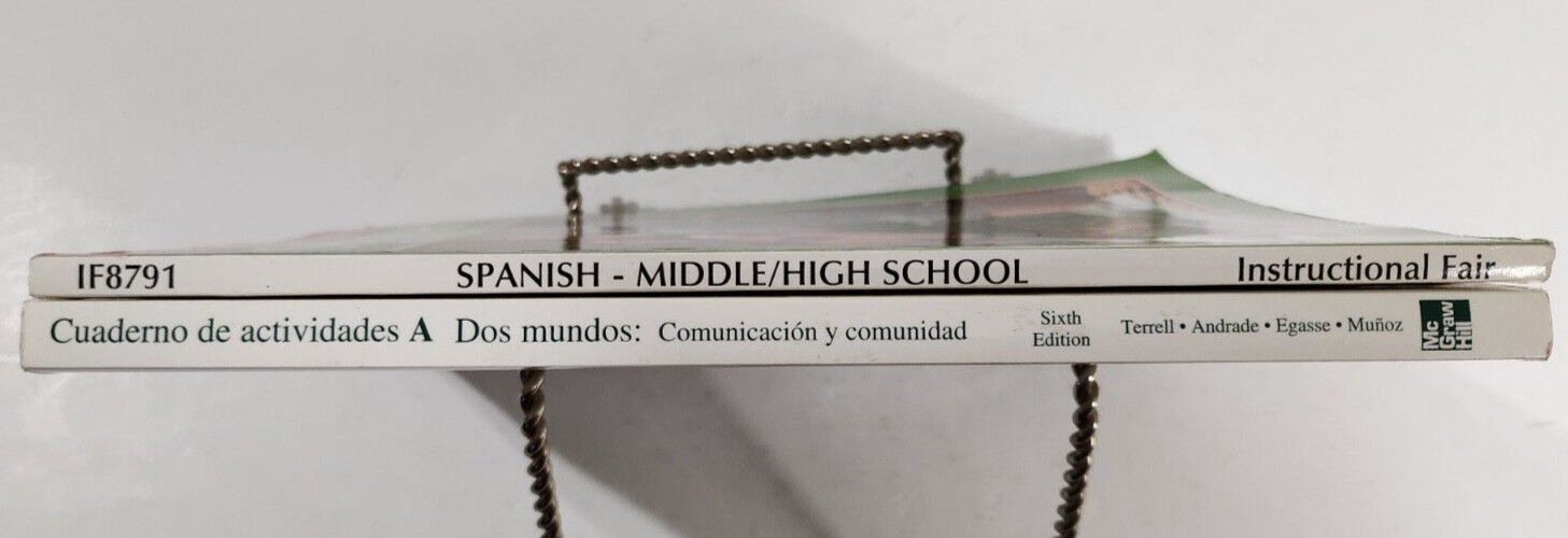 Dos Mundos Part A 6th Edition & Spanish Middle/High School Lot of 2 PB