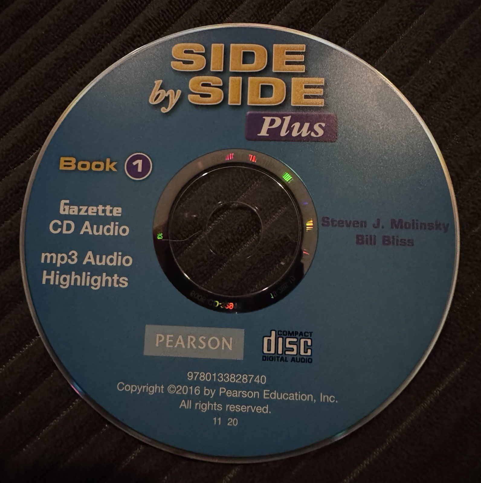 Side by Side Plus Book 1 Pearson Gazette CD Audio Disc