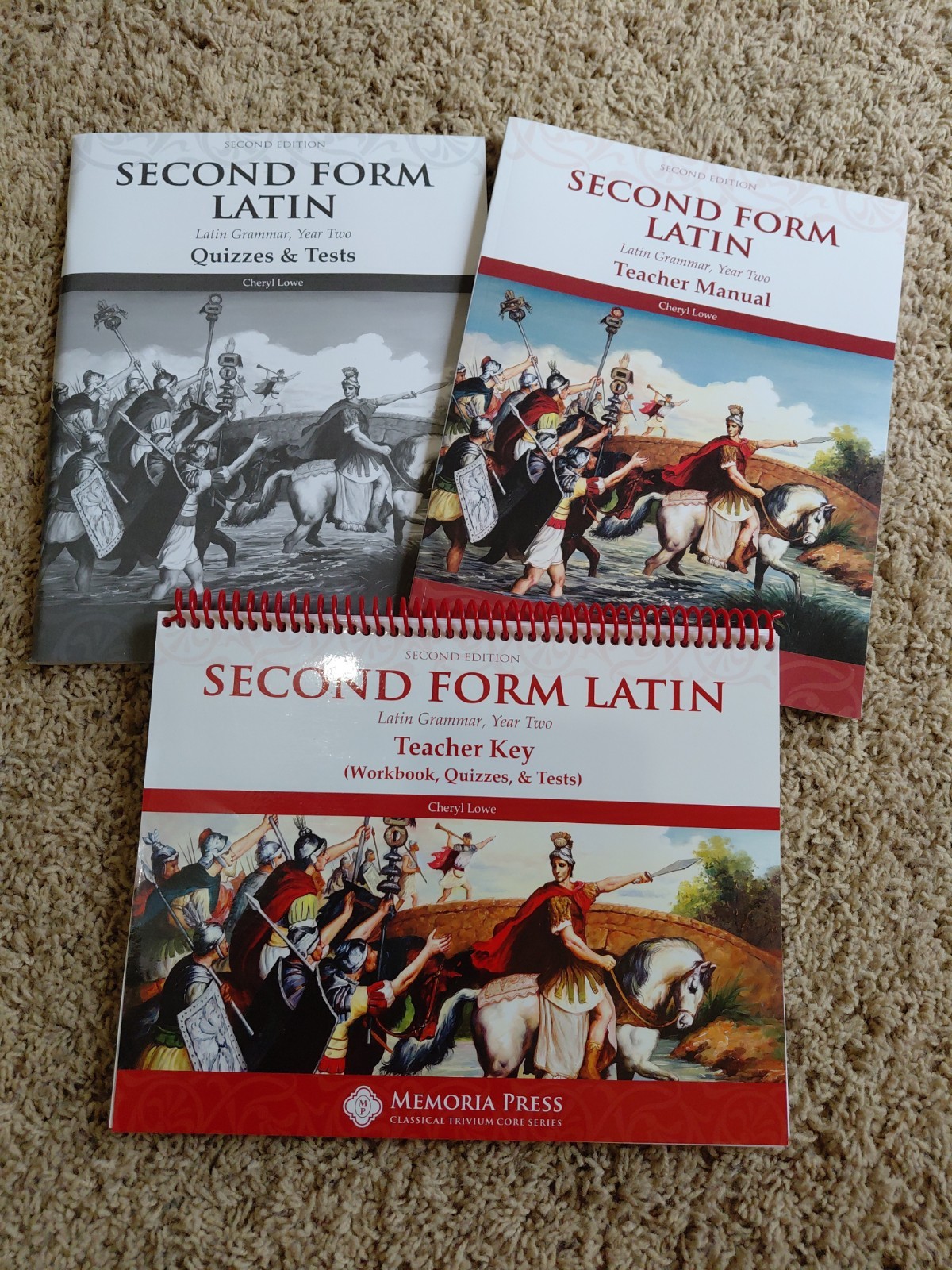 Second Form Latin Teacher Manual, Test Key, Quizzes & Tests Book, Memoria Press