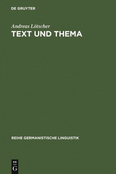Text Und Thema