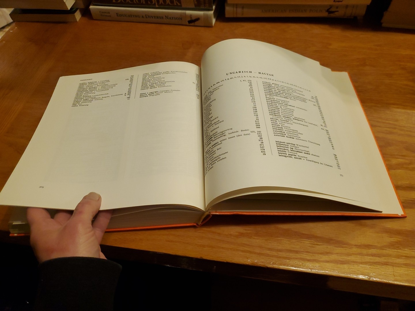 The Publisher’s Practical Dictionary in 20 Languages by Dr. Imre Mora 1974 HC