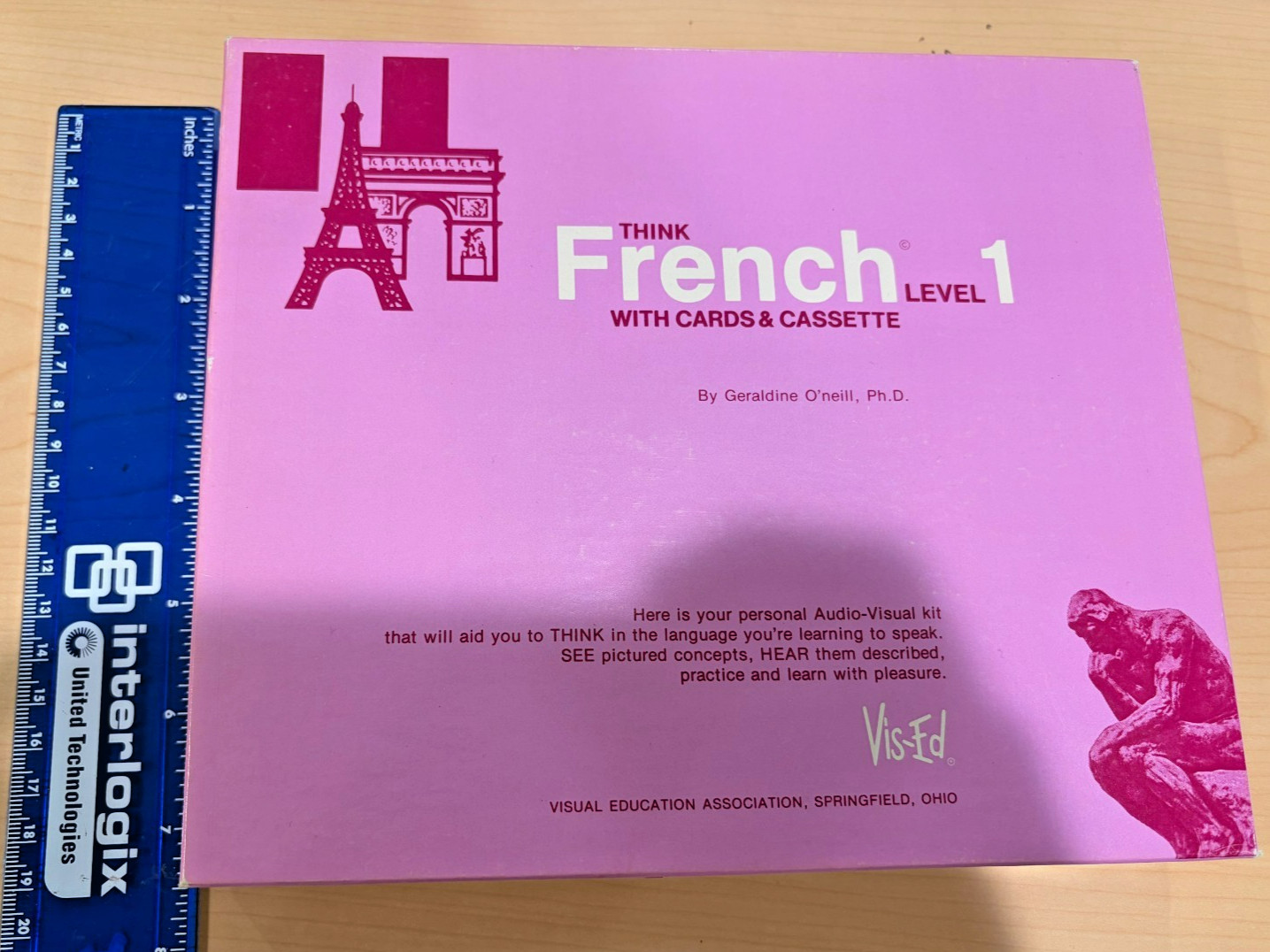 Think French LVL 1 Language Learning Kit Cards Cassette Vis-Ed Geraldine O’Neill