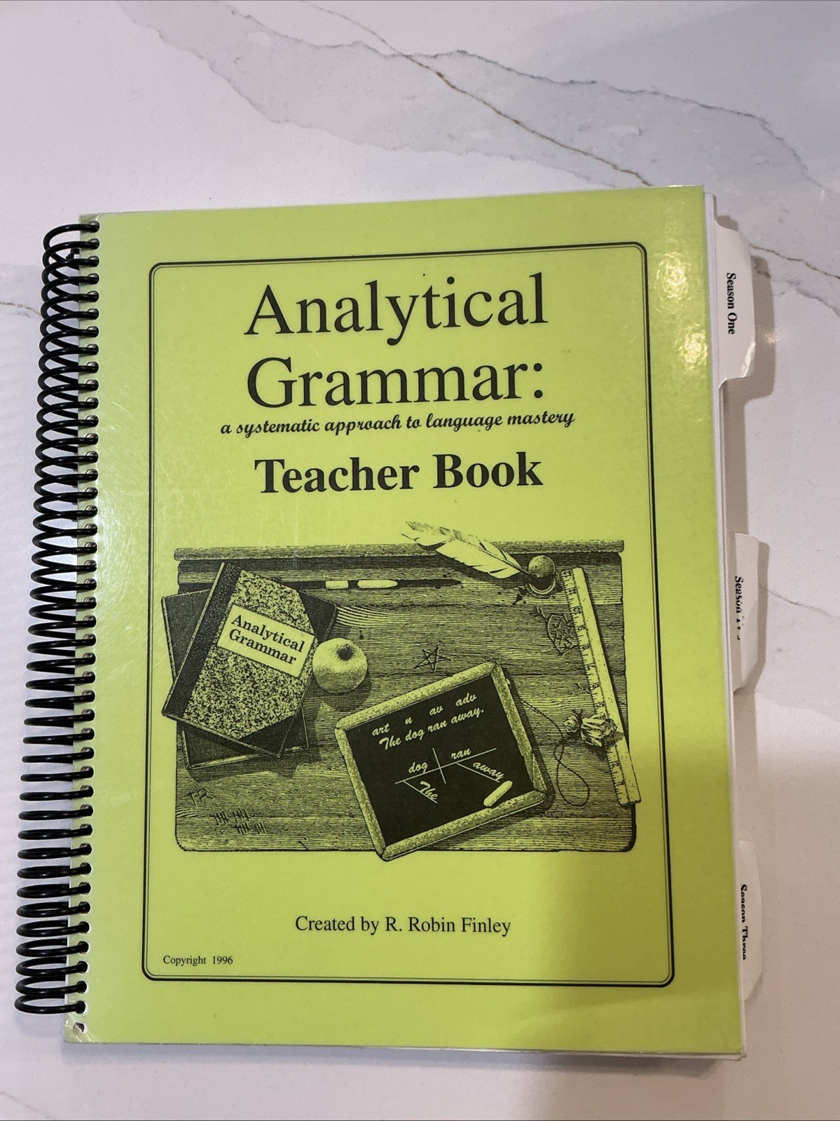 Analytical Grammar TEACHER BOOK Systematic Approach by Robin Finley Language