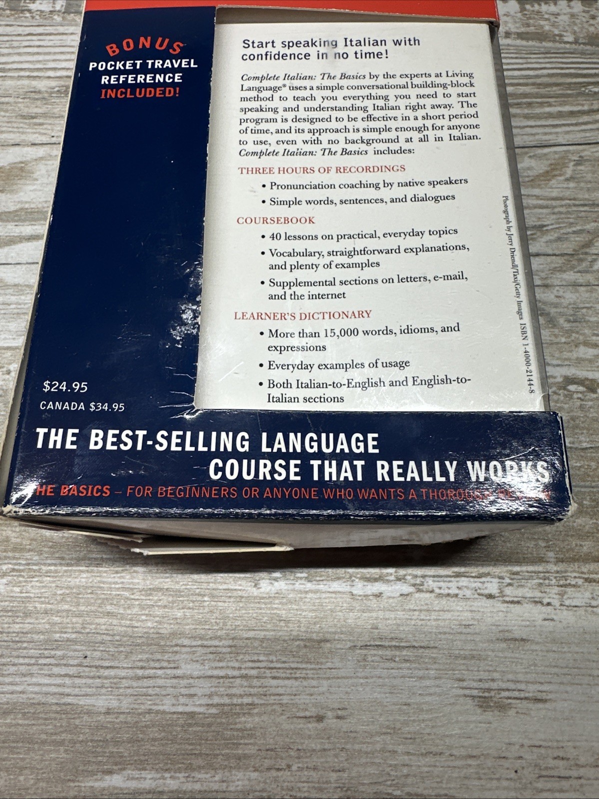 New Complete The Basics Italian The Living Language Learning Set New In Box