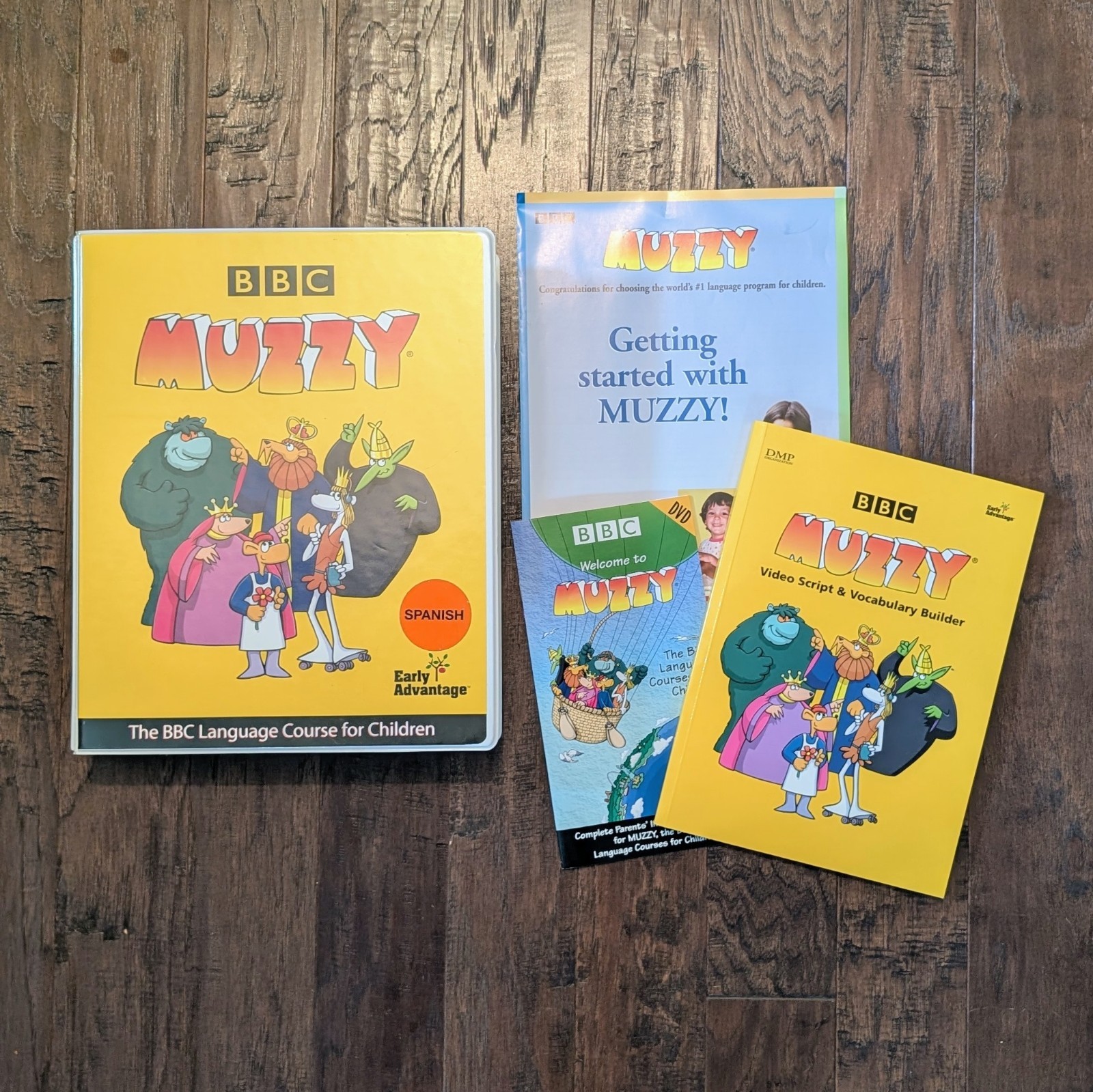 BBC Muzzy Spanish Level 1 Early Advantage Language Course For Children DVD/CD