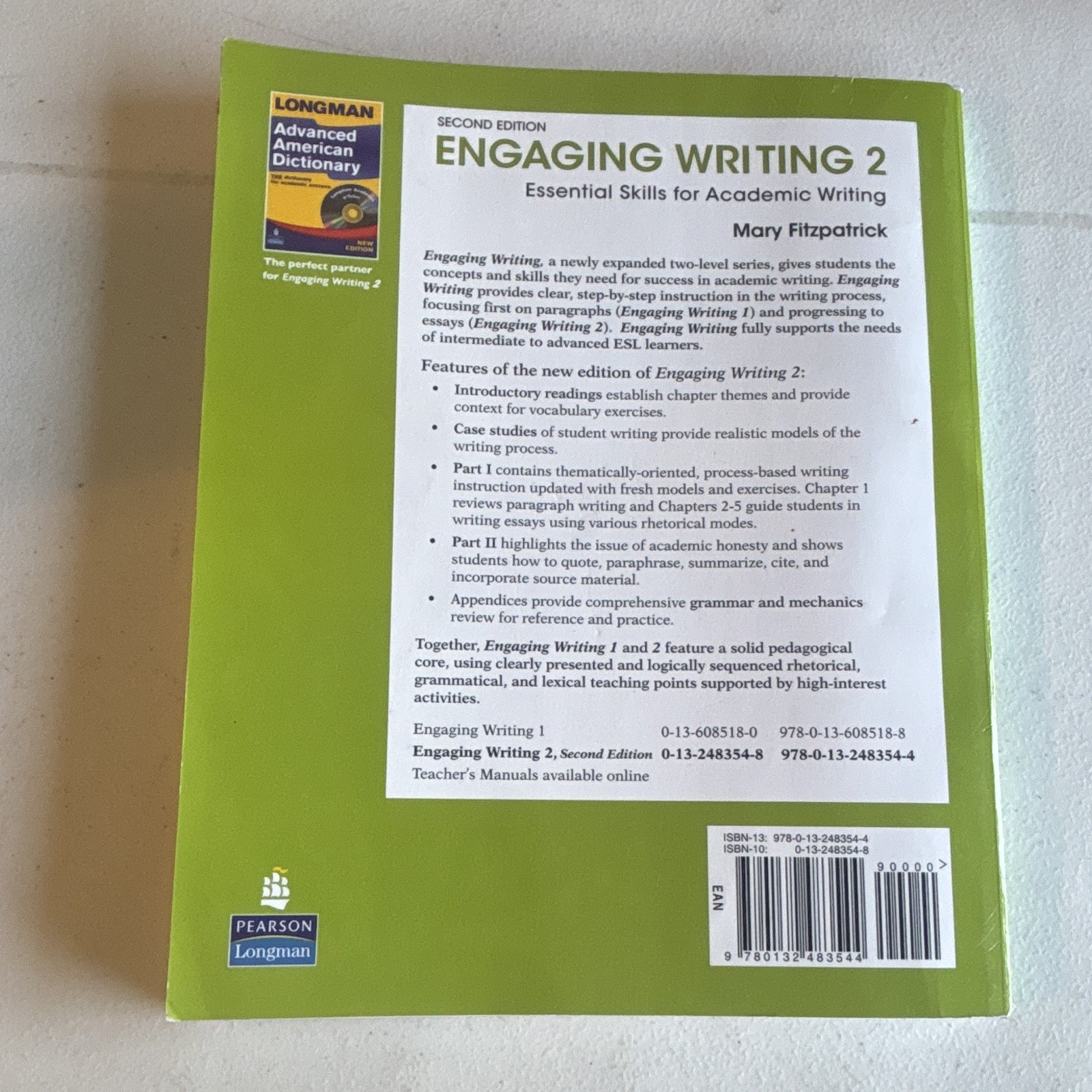 Pearson Longman Engaging Writing 2 Essential Skills 2nd Ed Fitzpatrick 2011