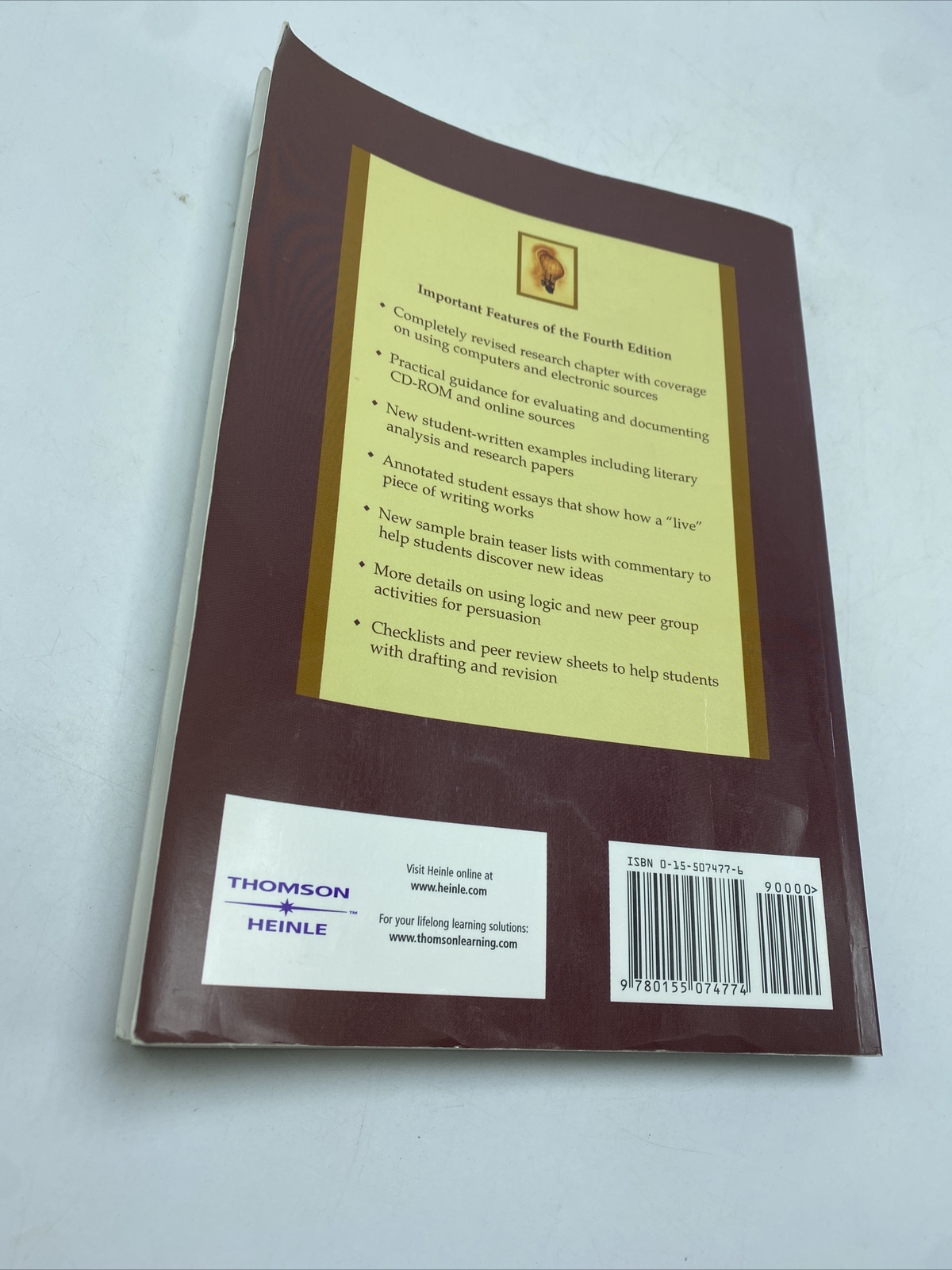 Ideas And Details A Guide To College Writing By M Garrett Bauman Textbook 4th 01