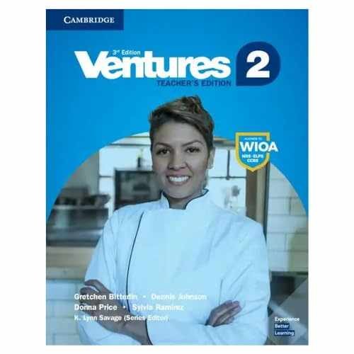 Ventures Level 2 – Paperback, by Bitterlin Gretchen; Johnson – Acceptable w