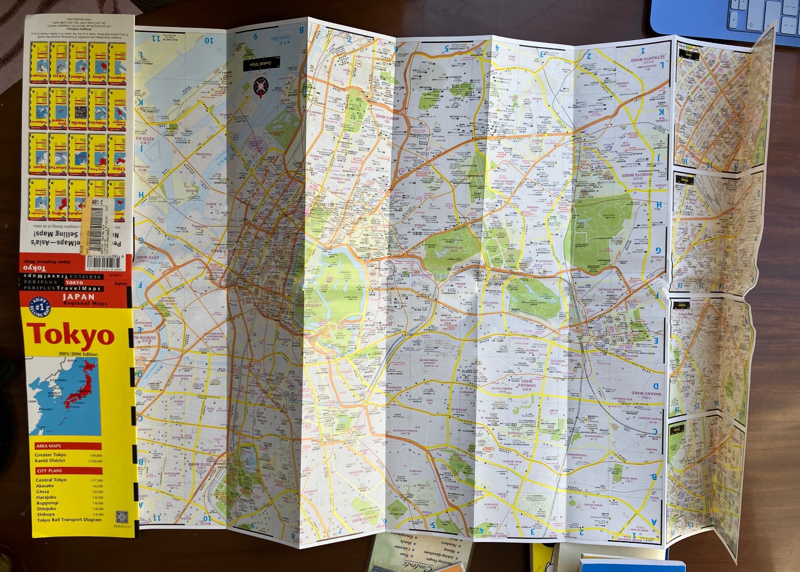 Various Japanese Learning Books and Maps