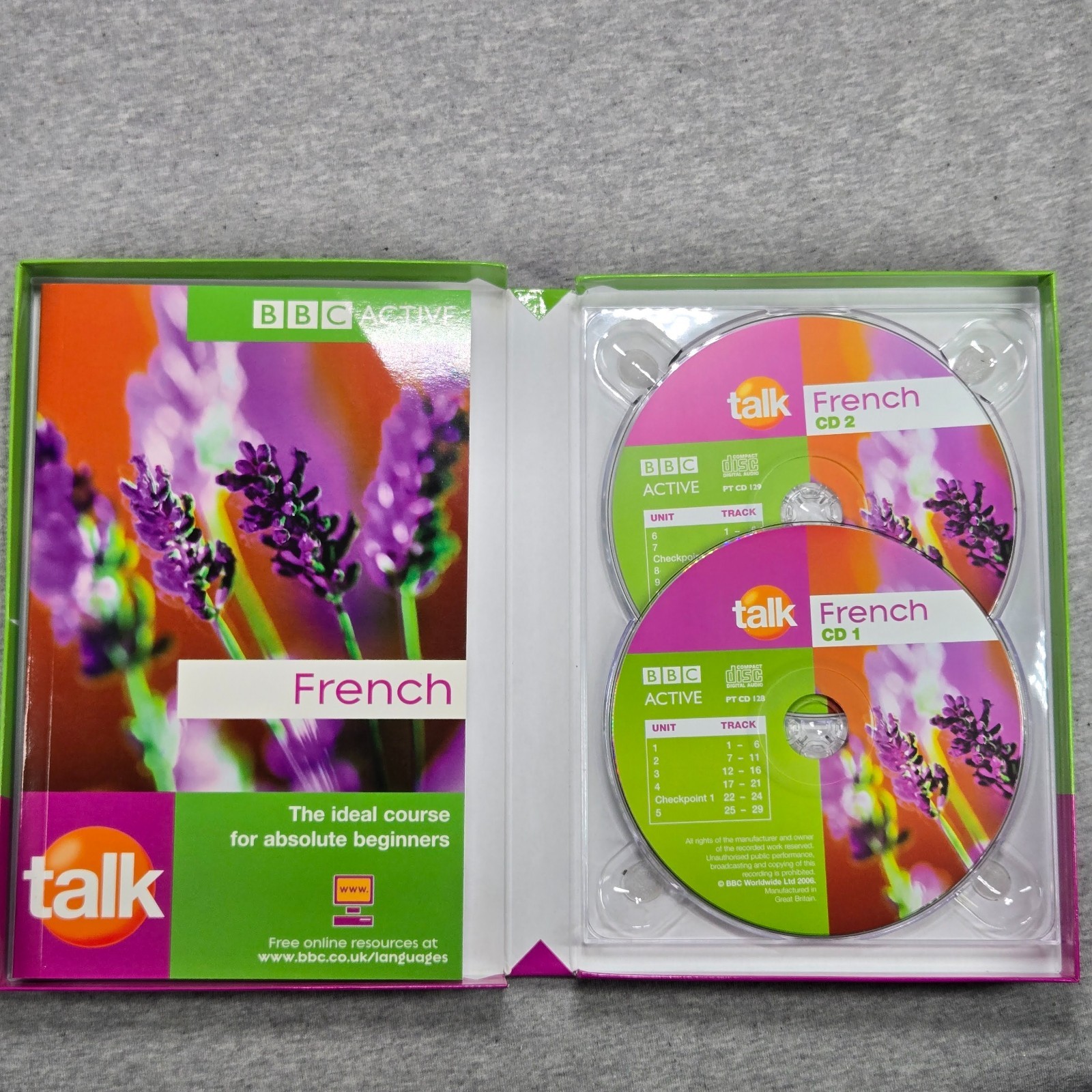 BBC Active Talk French Course Book / 2 CDs Basic Course for Beginners